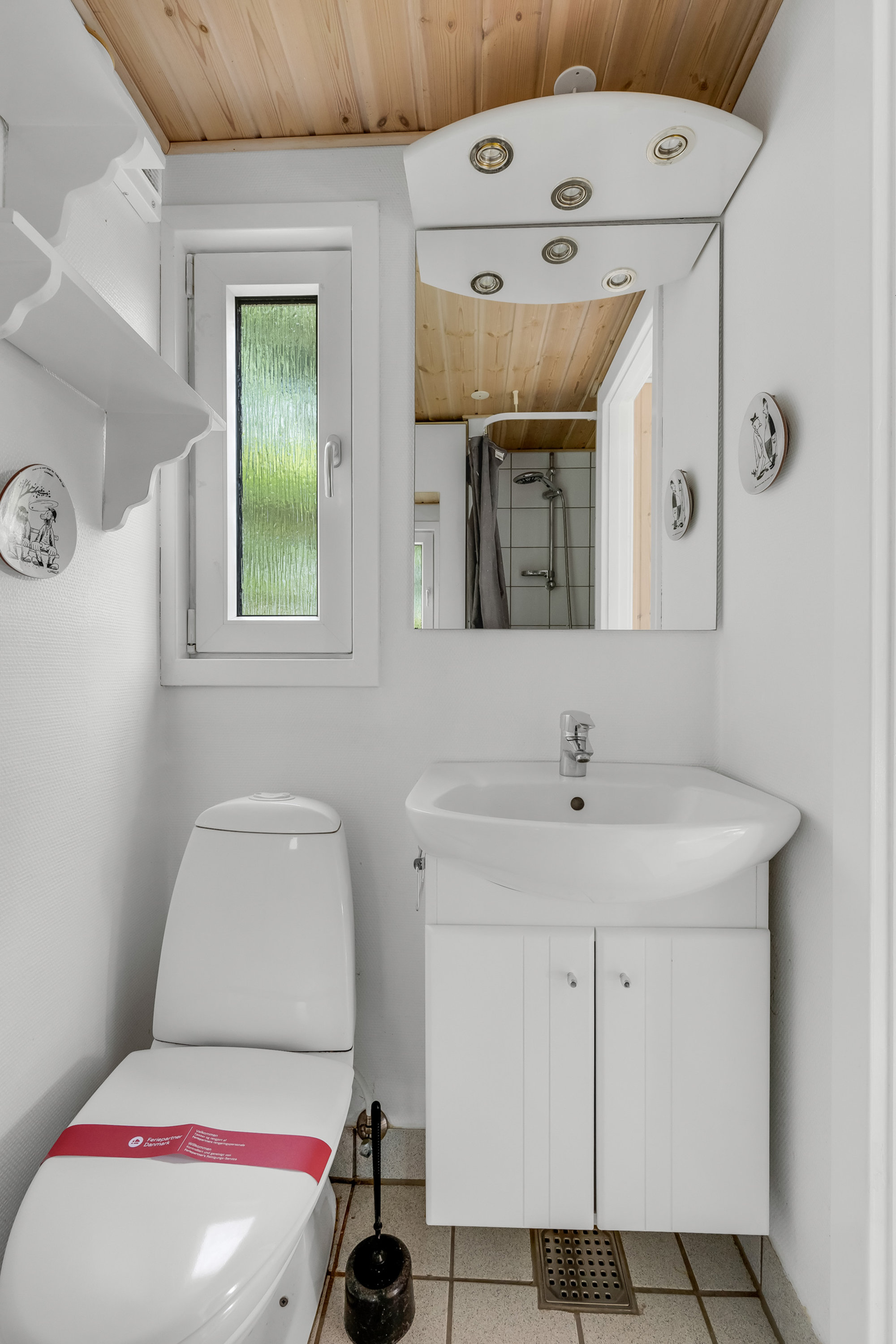 Fremhævet toilet billede i fuldskærmstilstand. Billede af Bork Hytteby 248, Sdr Bork, 6893 Hemmet
