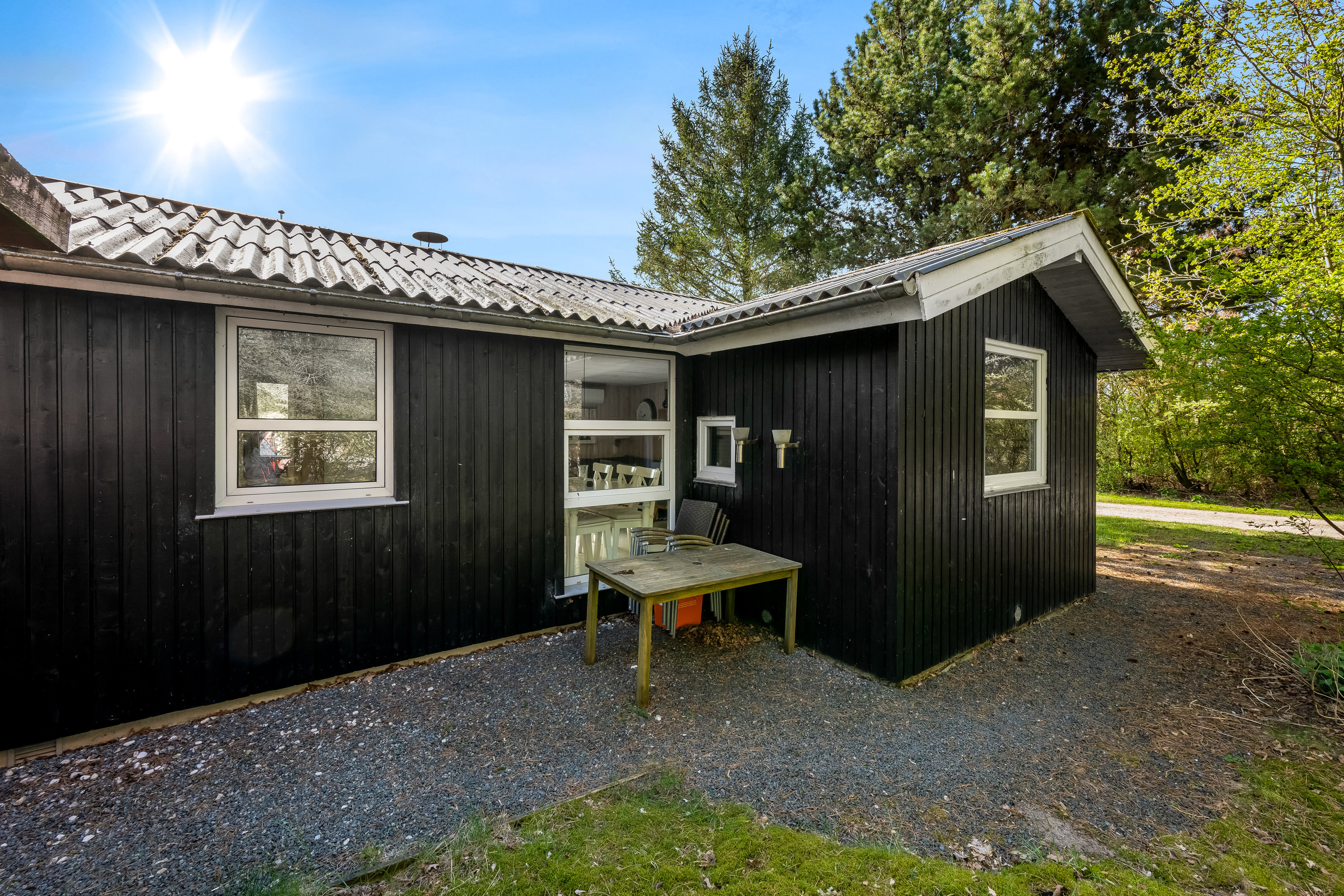 Fremhævet terrasse billede i fuldskærmstilstand. Billede af Bork Hytteby 248, Sdr Bork, 6893 Hemmet