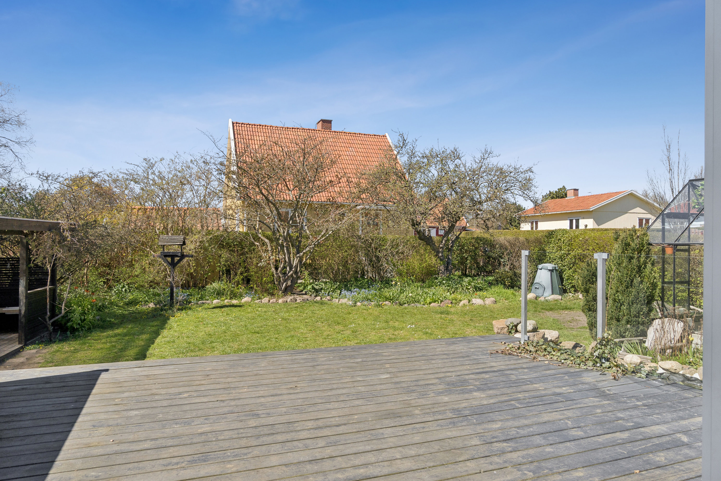 Fremhævet terrasse billede i fuldskærmstilstand. Billede af Sveasvej 42, Rønne, 3700 Rønne