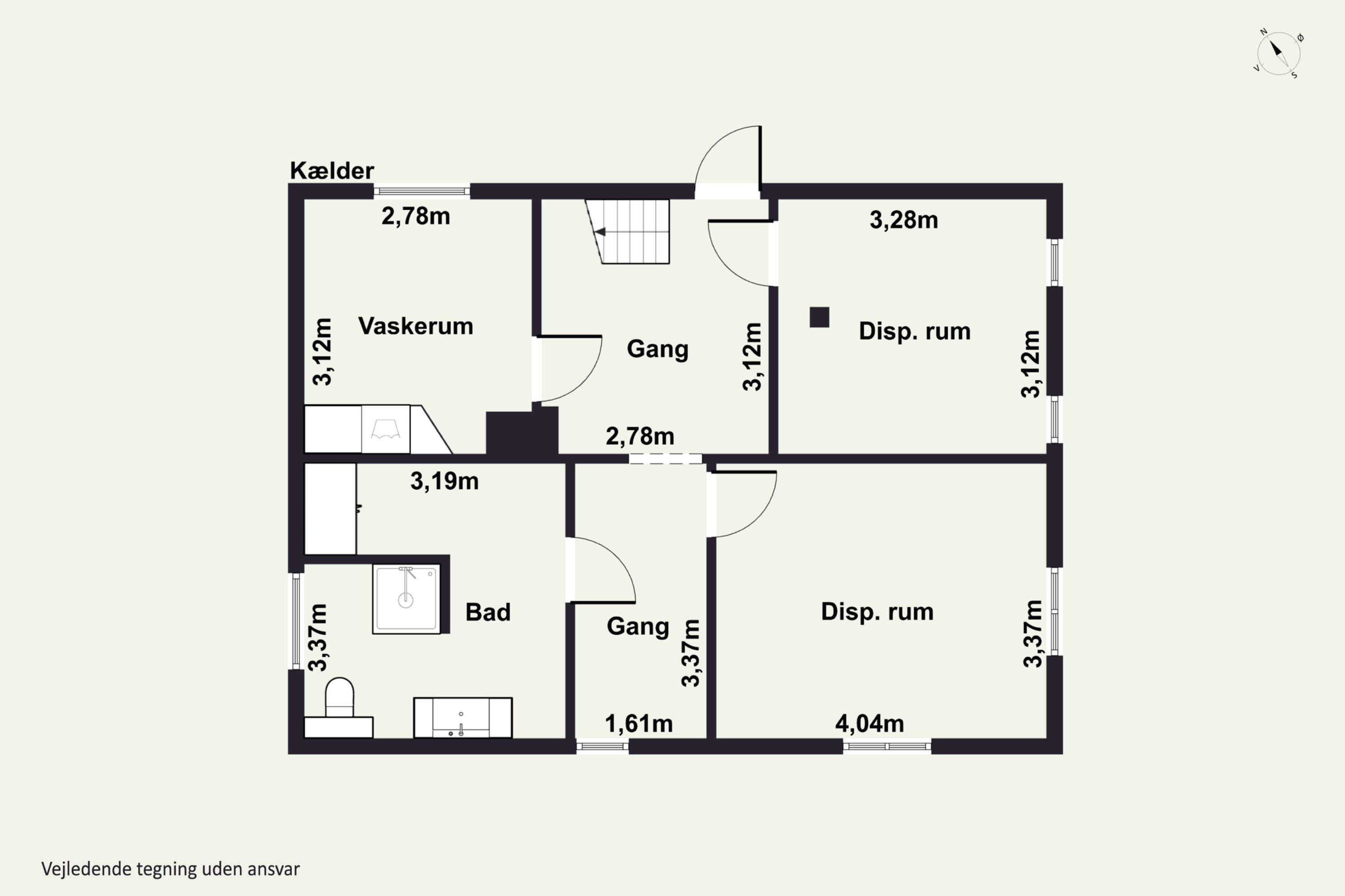 Plantegninger billede af Sveasvej 42, Rønne, 3700 Rønne