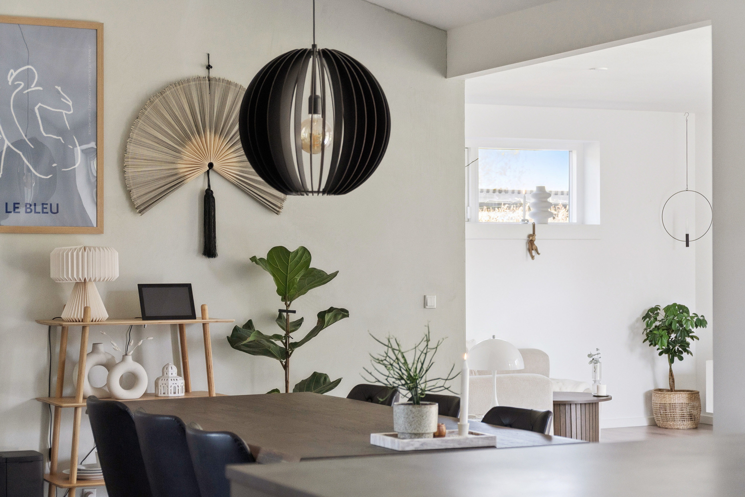 Fremhævet spisestue billede i fuldskærmstilstand. Billede af Klokkelyngen 8, 7470 Karup J