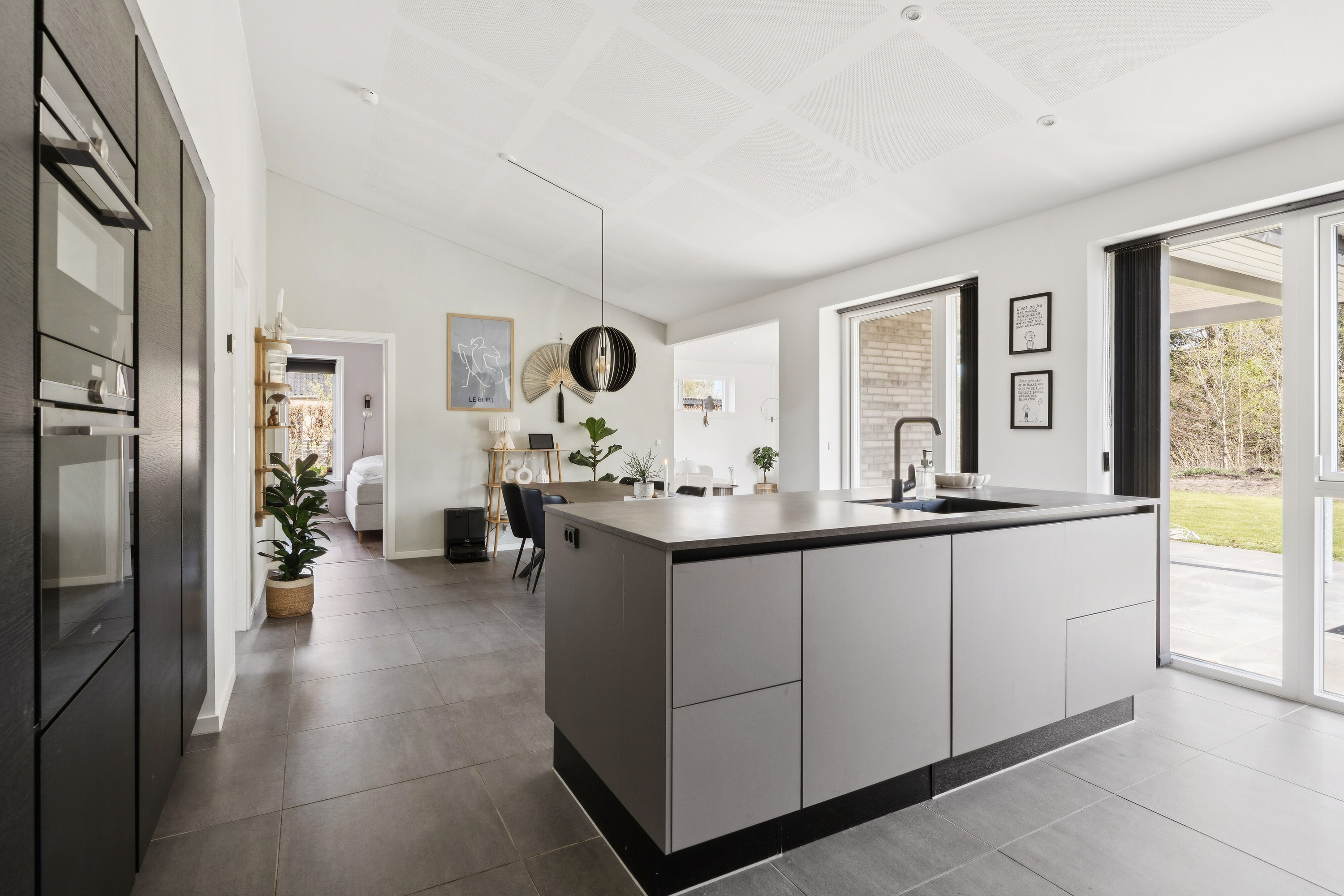 Fremhævet køkken billede i fuldskærmstilstand. Billede af Klokkelyngen 8, 7470 Karup J