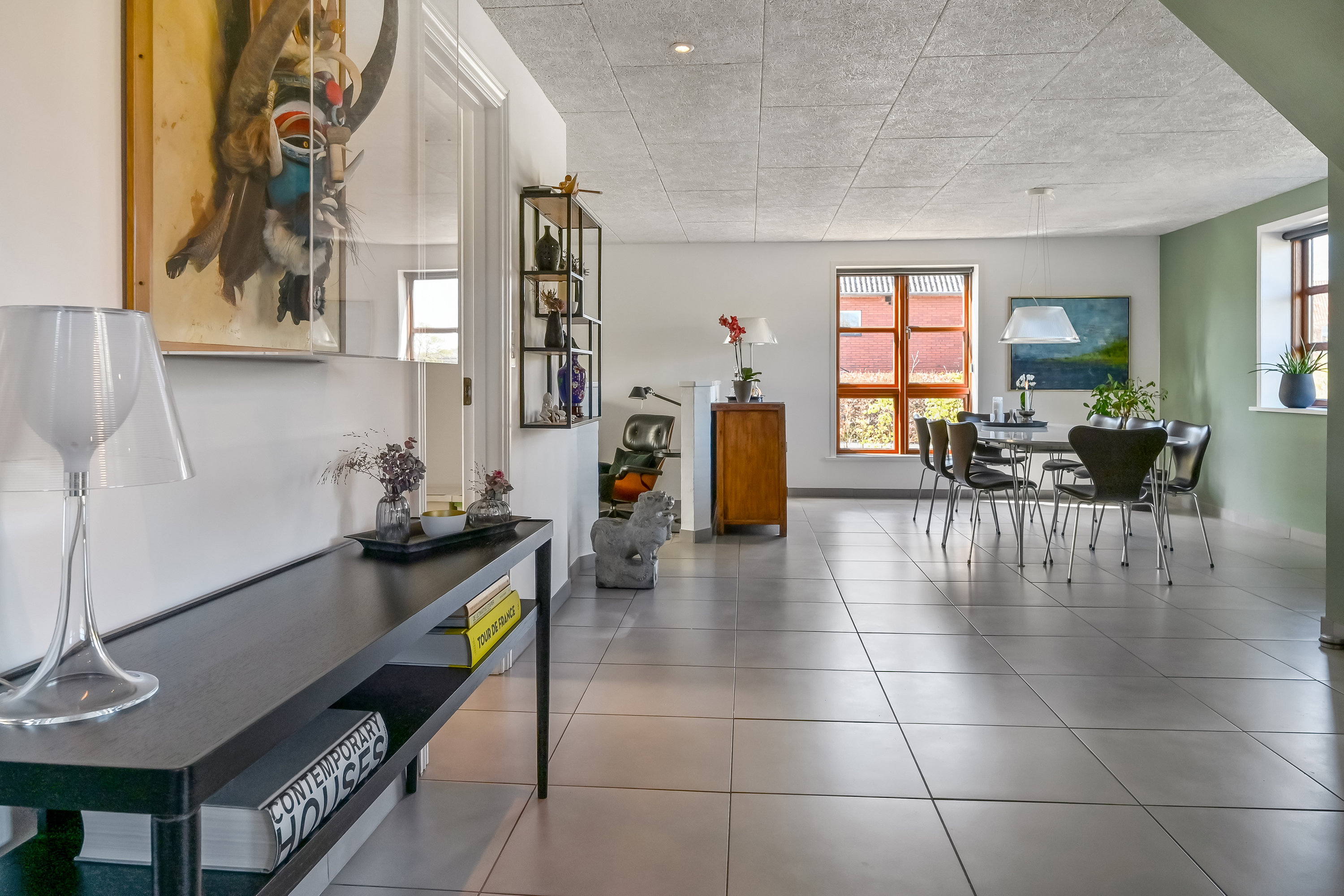 Fremhævet spisestue billede i fuldskærmstilstand. Billede af Nøddevej 22, 7451 Sunds