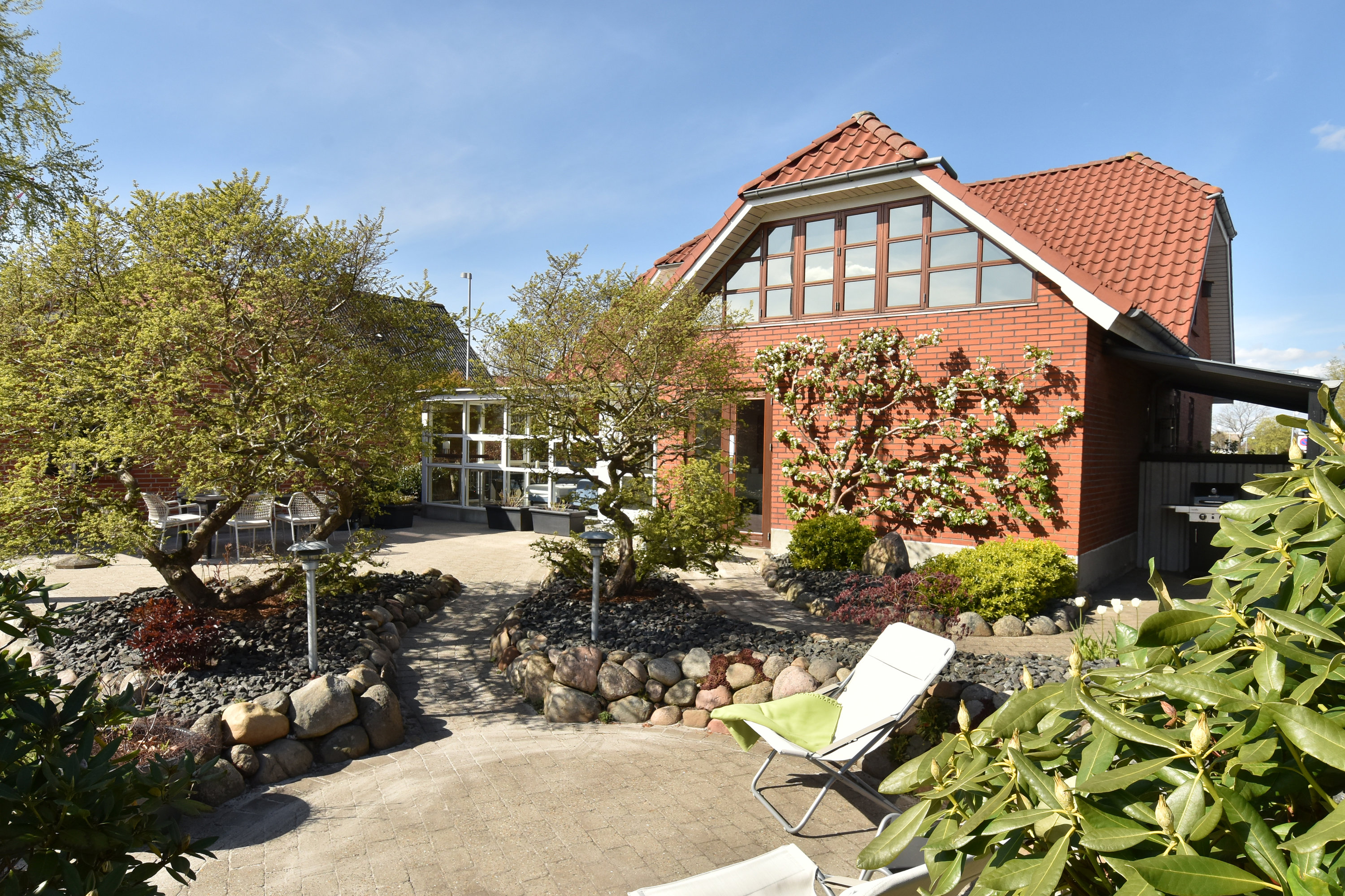 Fremhævet terrasse billede i fuldskærmstilstand. Billede af Nøddevej 22, 7451 Sunds