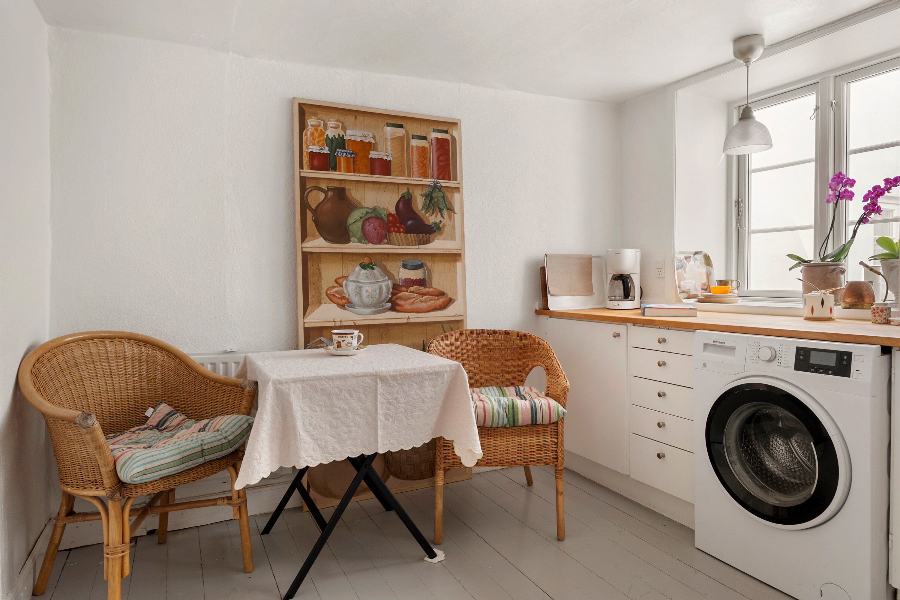 Fremhævet spisekøkken billede i fuldskærmstilstand. Billede af Torvegade 1C, 1. th., 3000 Helsingør