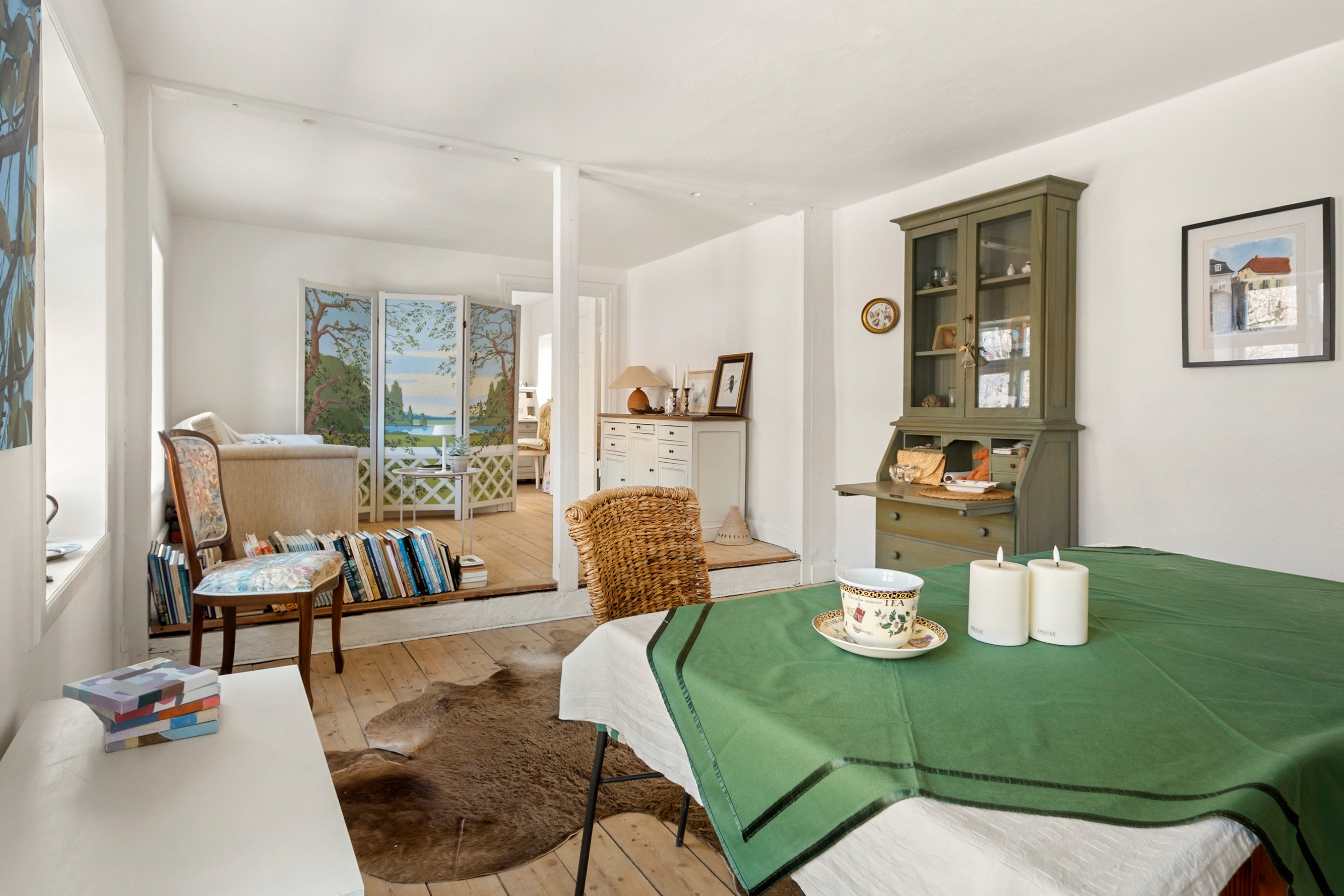 Fremhævet spisekøkken billede i fuldskærmstilstand. Billede af Torvegade 1C, 1. th., 3000 Helsingør