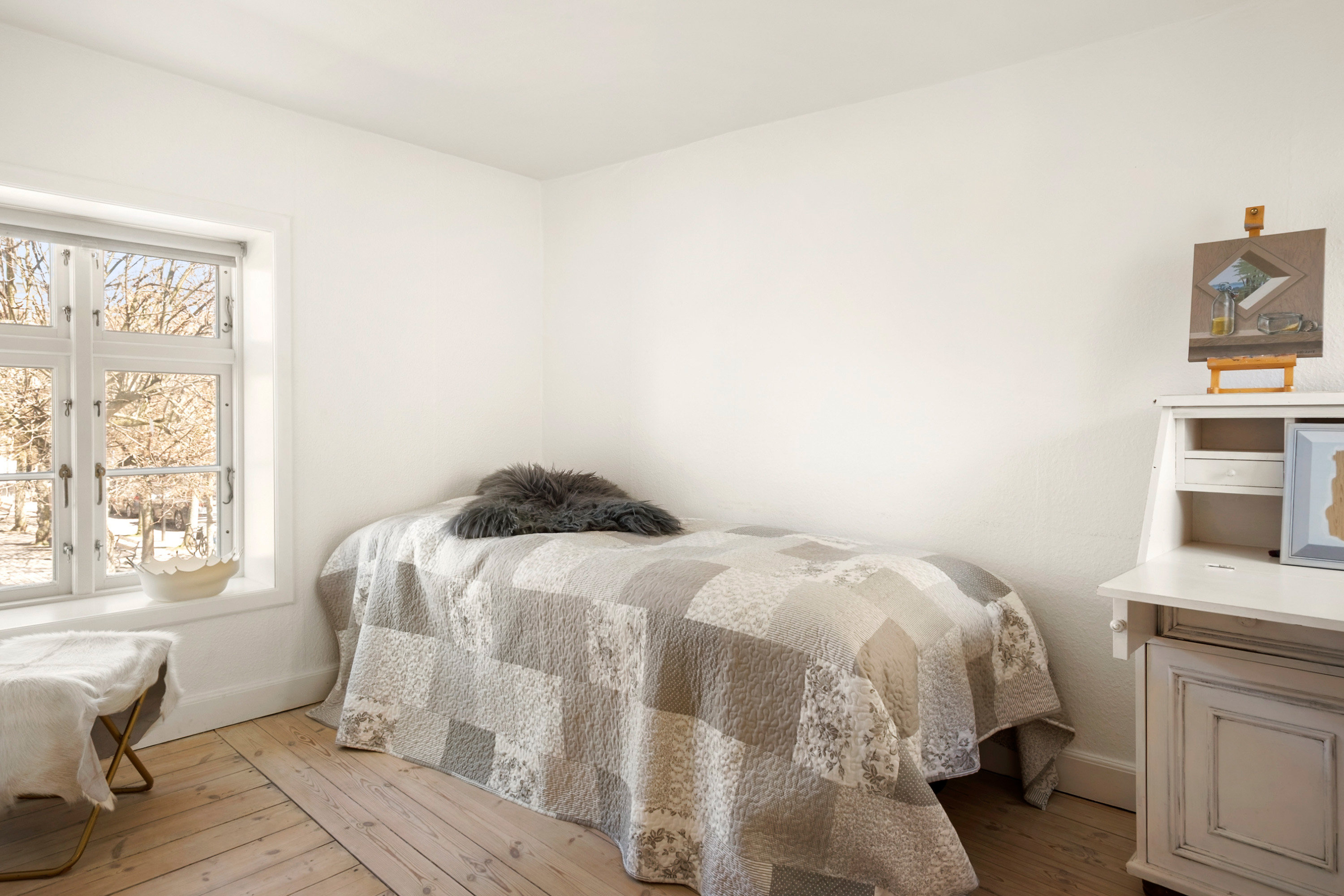 Fremhævet soveværelse billede i fuldskærmstilstand. Billede af Torvegade 1C, 1. th., 3000 Helsingør