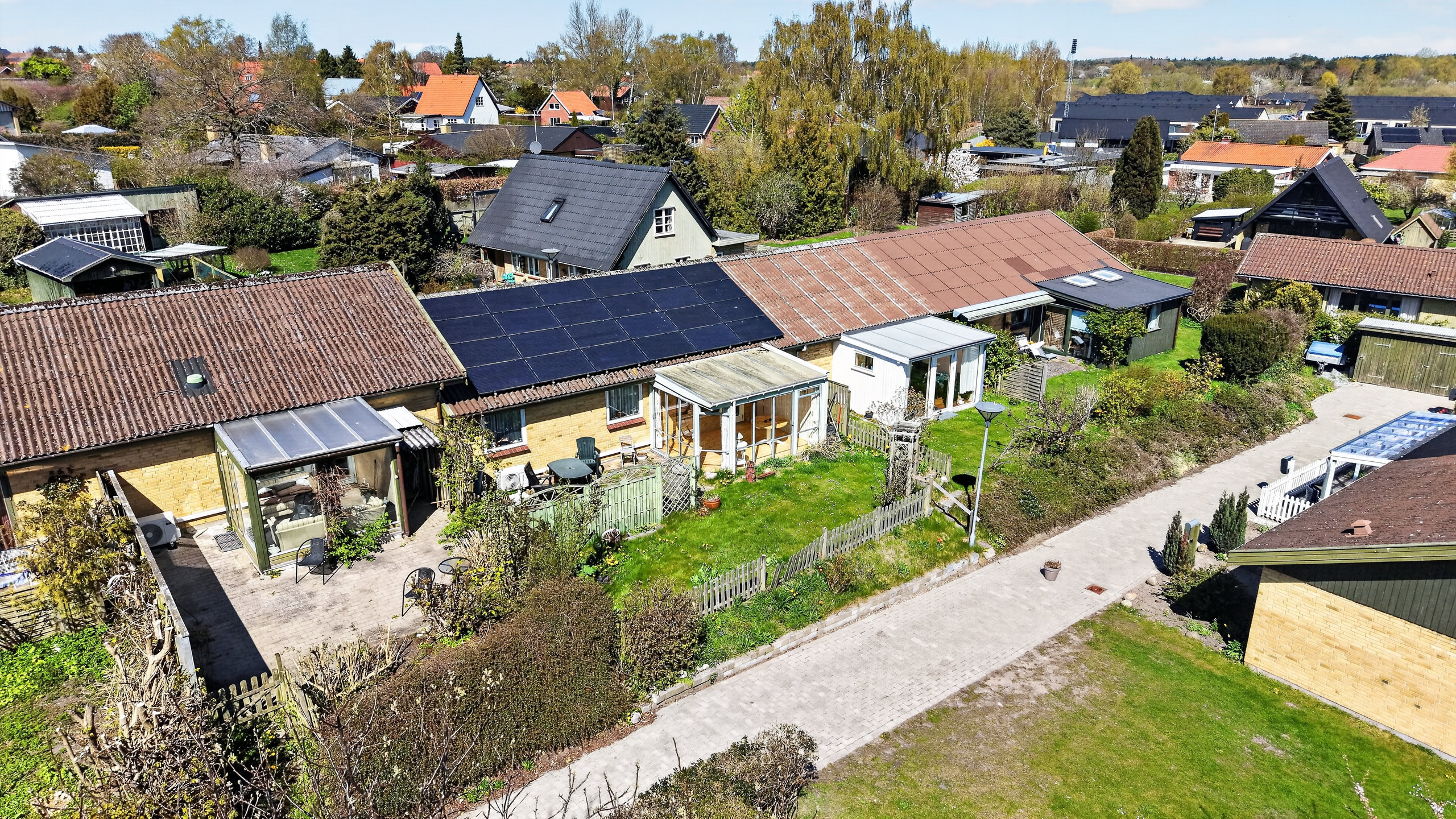 Fremhævet luftfoto billede i fuldskærmstilstand. Billede af Kildestræde 14E, 4500 Nykøbing Sj