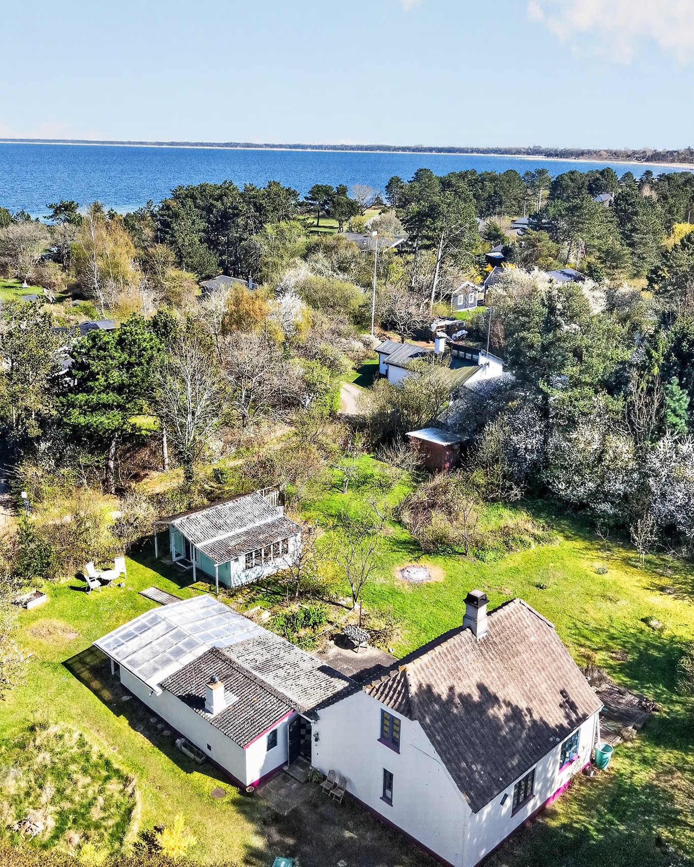 Fremhævet luftfoto billede i fuldskærmstilstand. Billede af Klint Havnevej 4, Klint, 4500 Nykøbing Sj