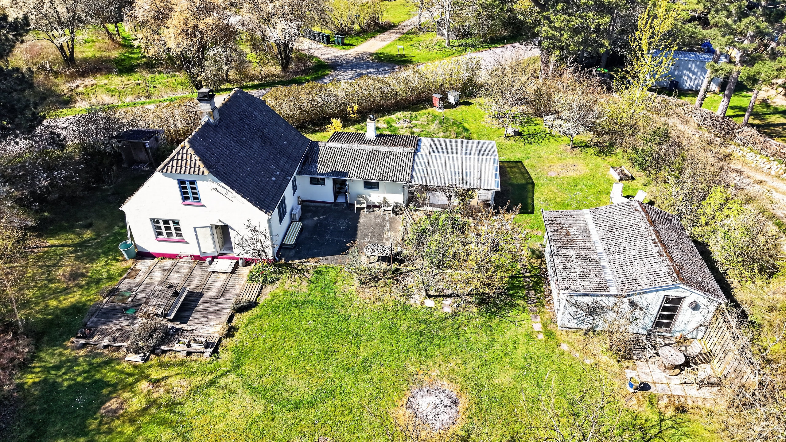Fremhævet luftfoto billede i fuldskærmstilstand. Billede af Klint Havnevej 4, Klint, 4500 Nykøbing Sj