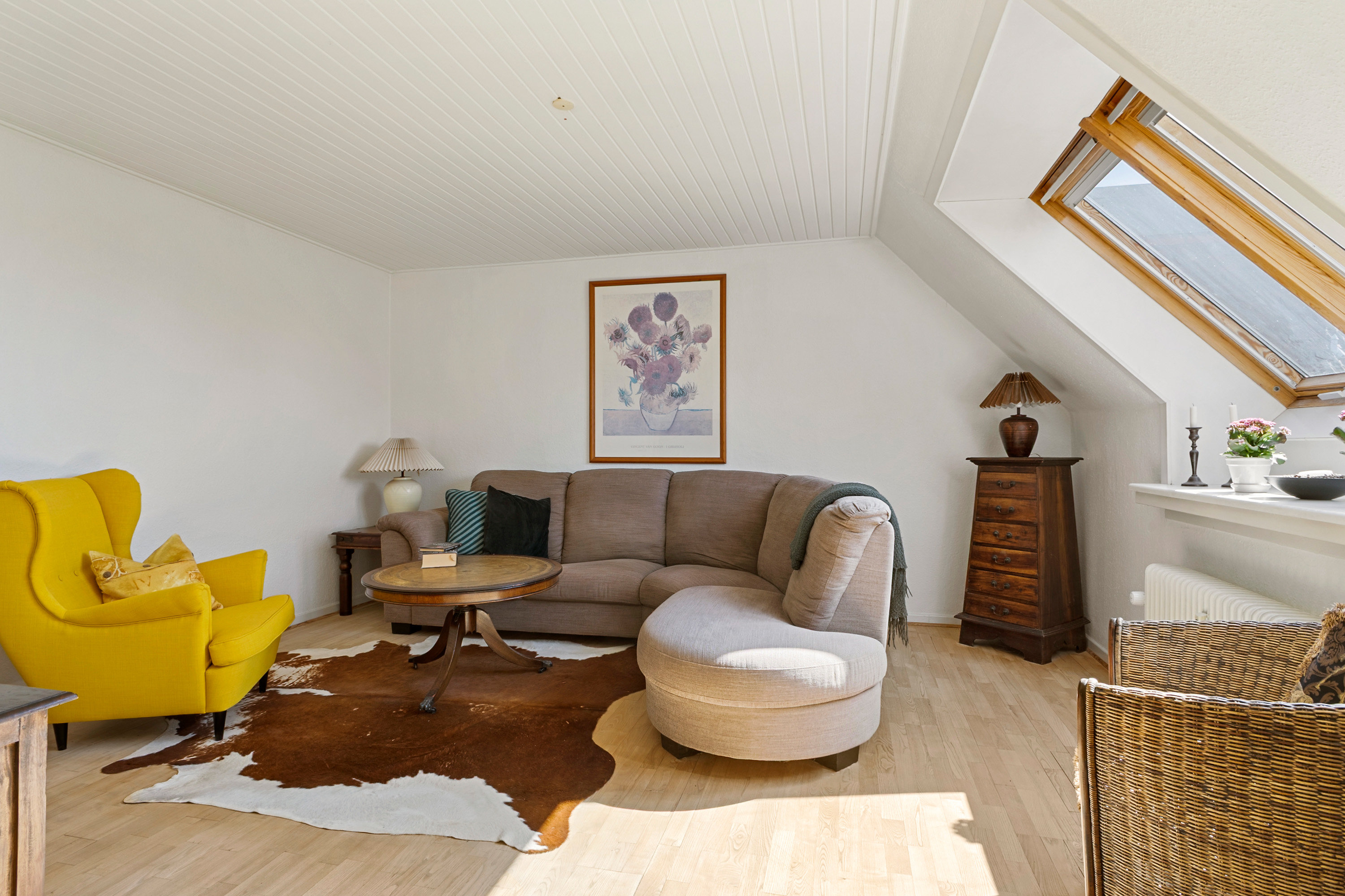 Fremhævet stue billede i fuldskærmstilstand. Billede af Havepladsvej 152, 2. tv., 7000 Fredericia