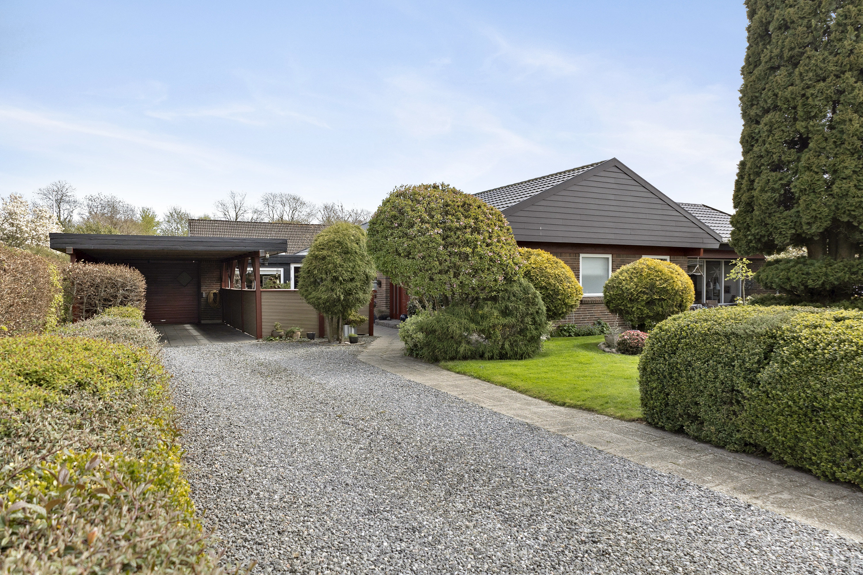 Fremhævet ejendommen billede i fuldskærmstilstand. Billede af Hvedevænget 34, 6600 Vejen