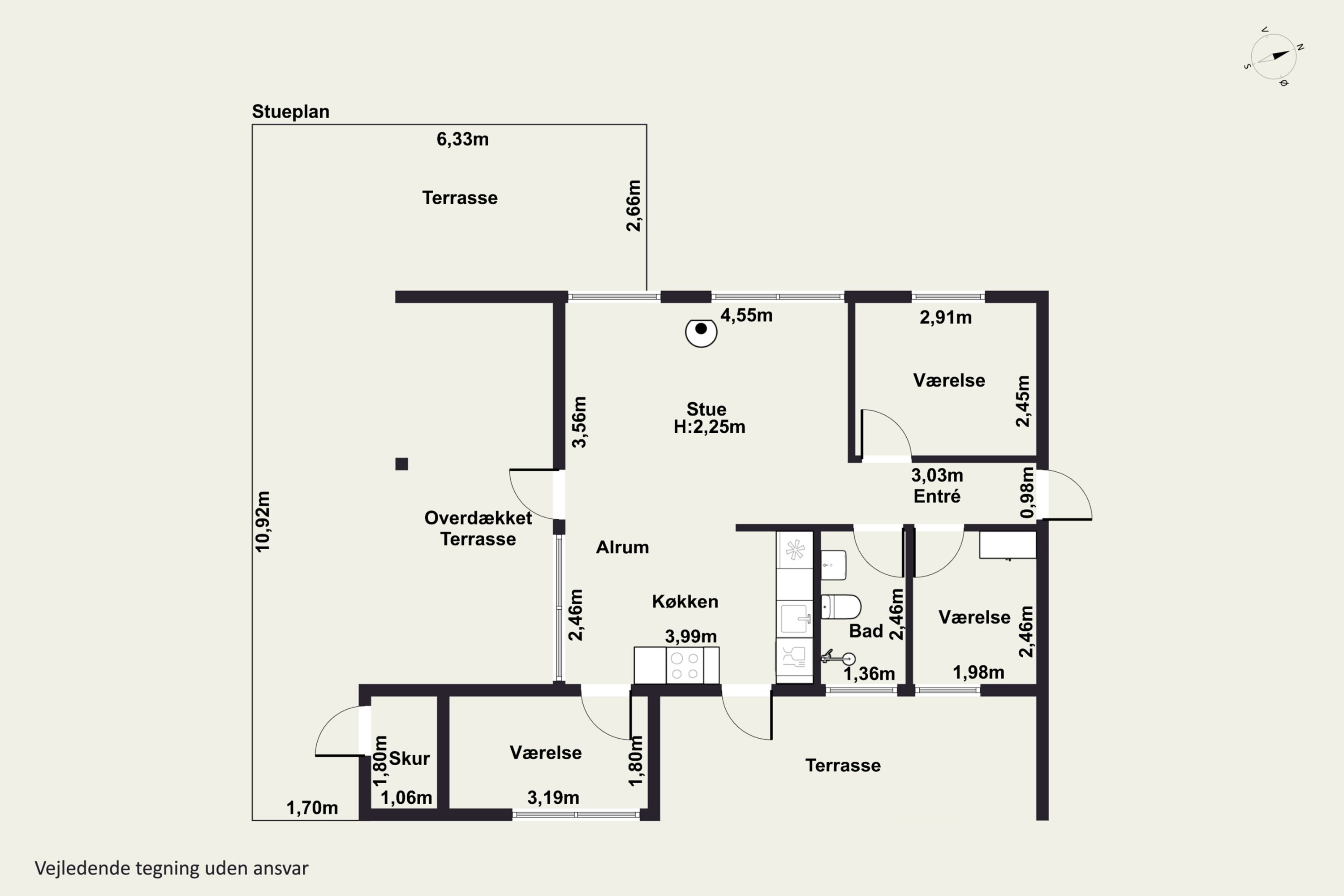 Plantegninger billede af Skadevænget 41, Vellerup, 4050 Skibby