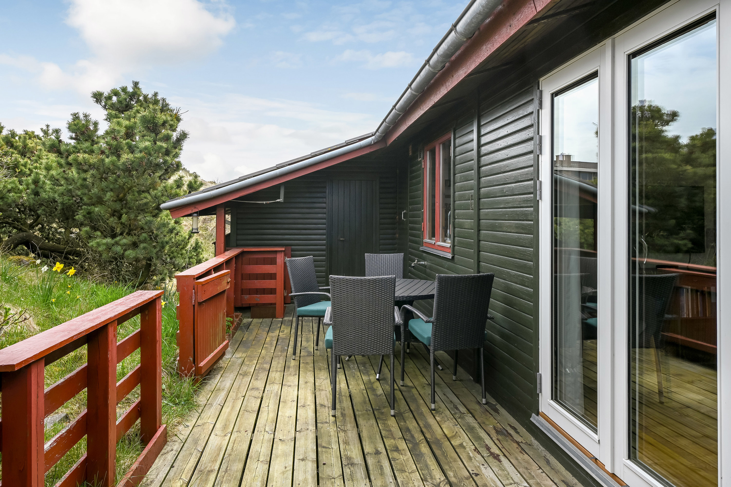 Fremhævet terrasse billede i fuldskærmstilstand. Billede af Krinkelkrog 2, Rindby Strand, 6720 Fanø