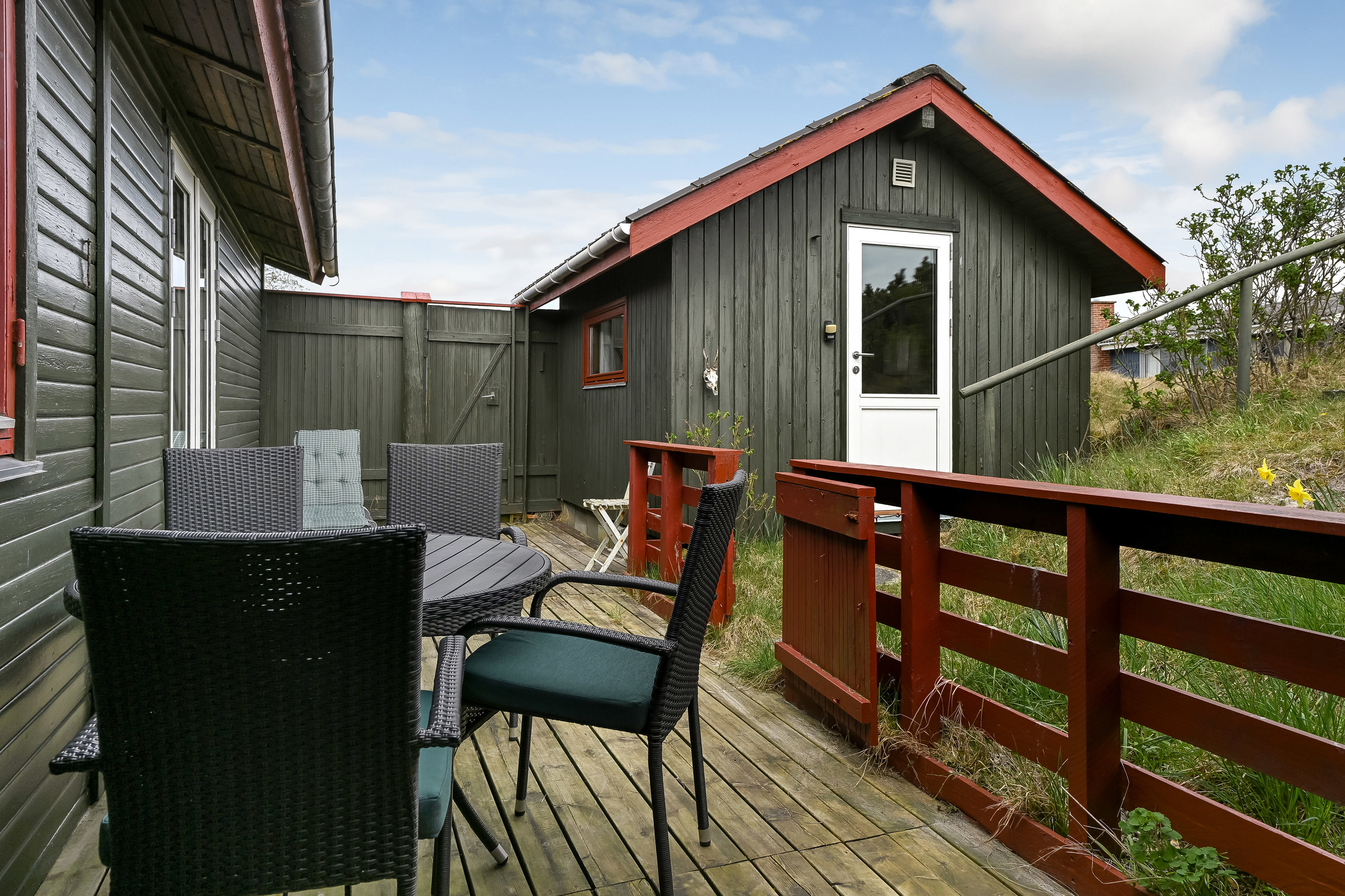 Fremhævet terrasse billede i fuldskærmstilstand. Billede af Krinkelkrog 2, Rindby Strand, 6720 Fanø