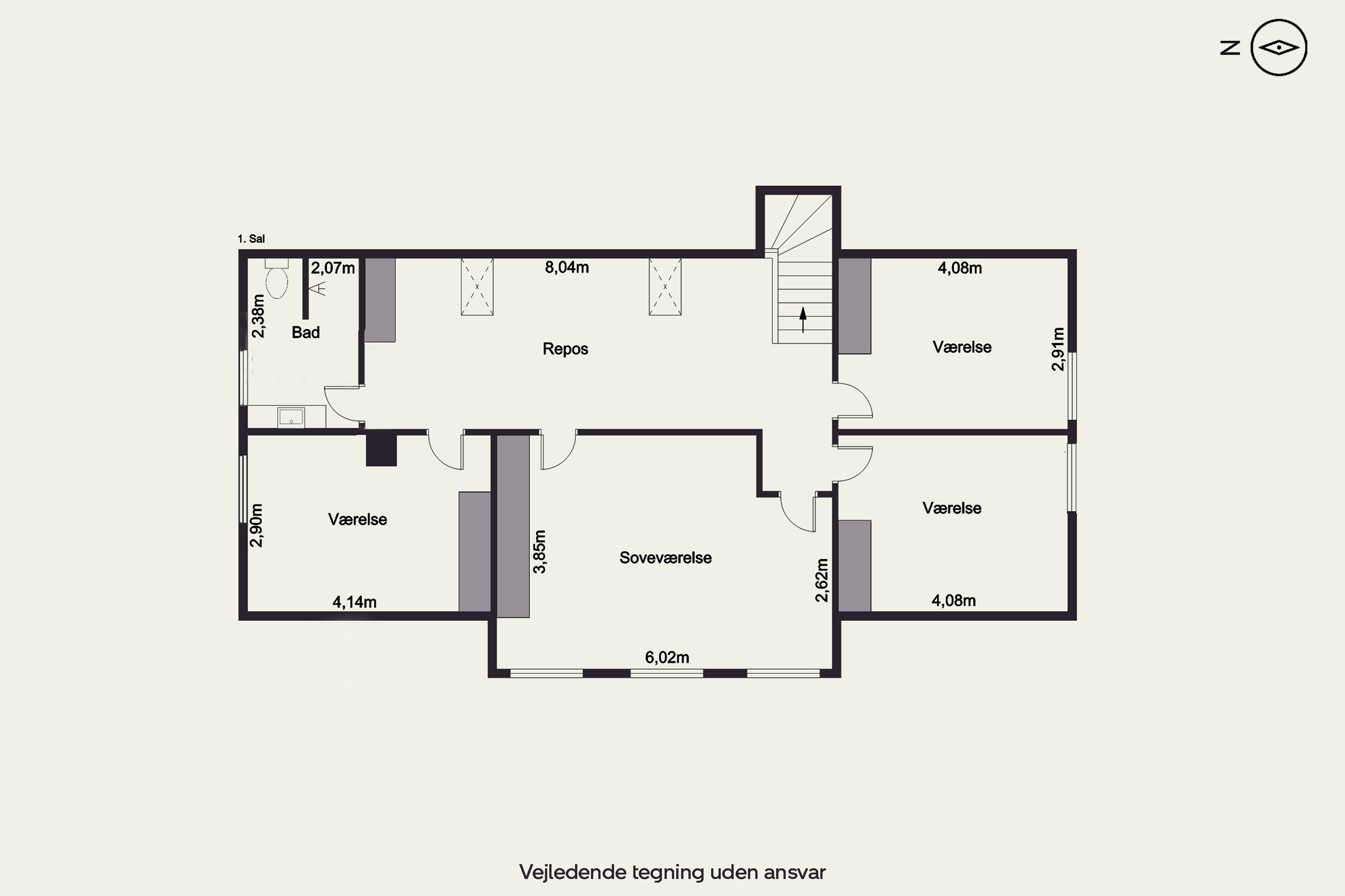 Plantegninger billede af Gunderupvej 7, Kollund, 7400 Herning