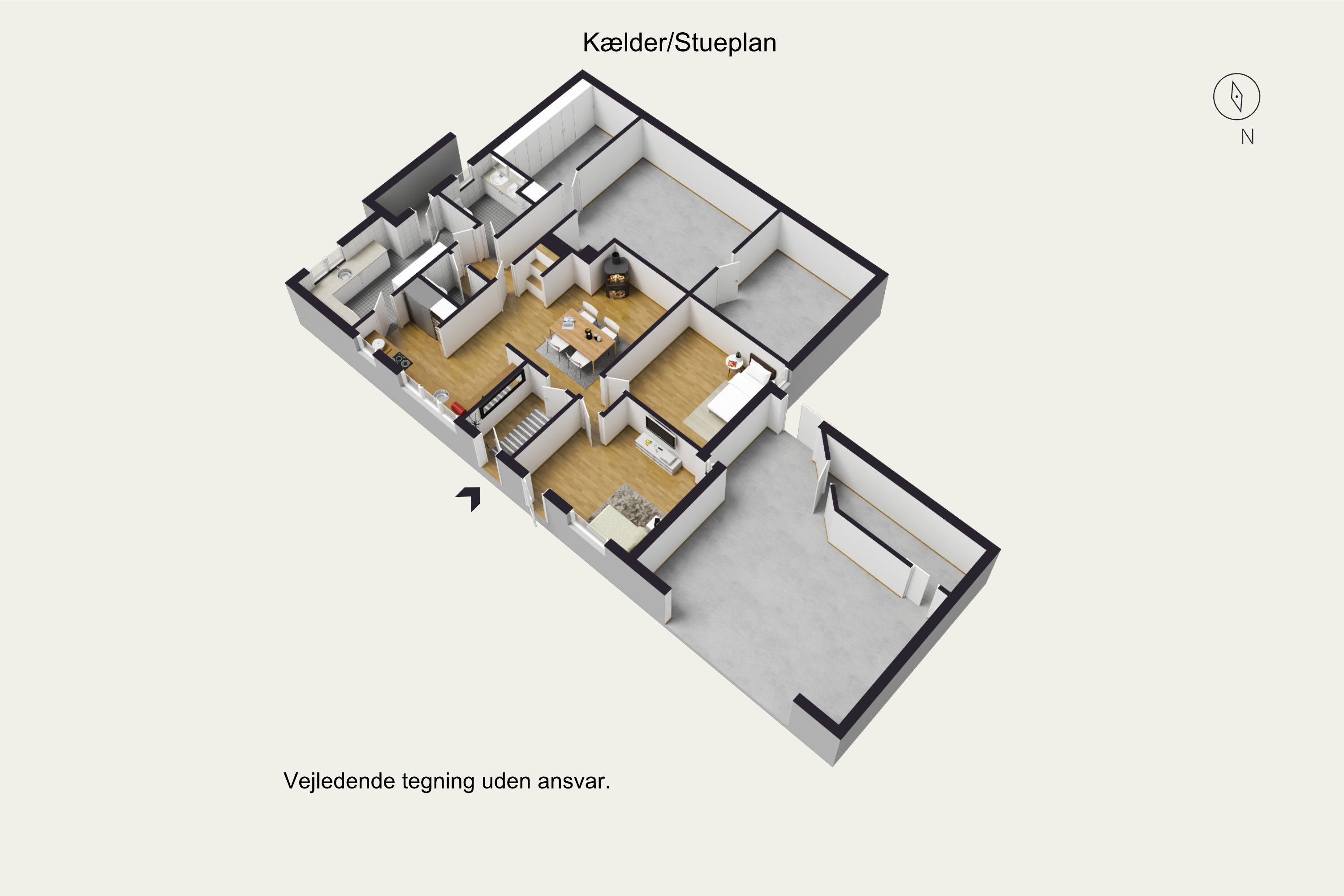Plantegninger billede af Højleddet 9, Gl Holte, 2840 Holte
