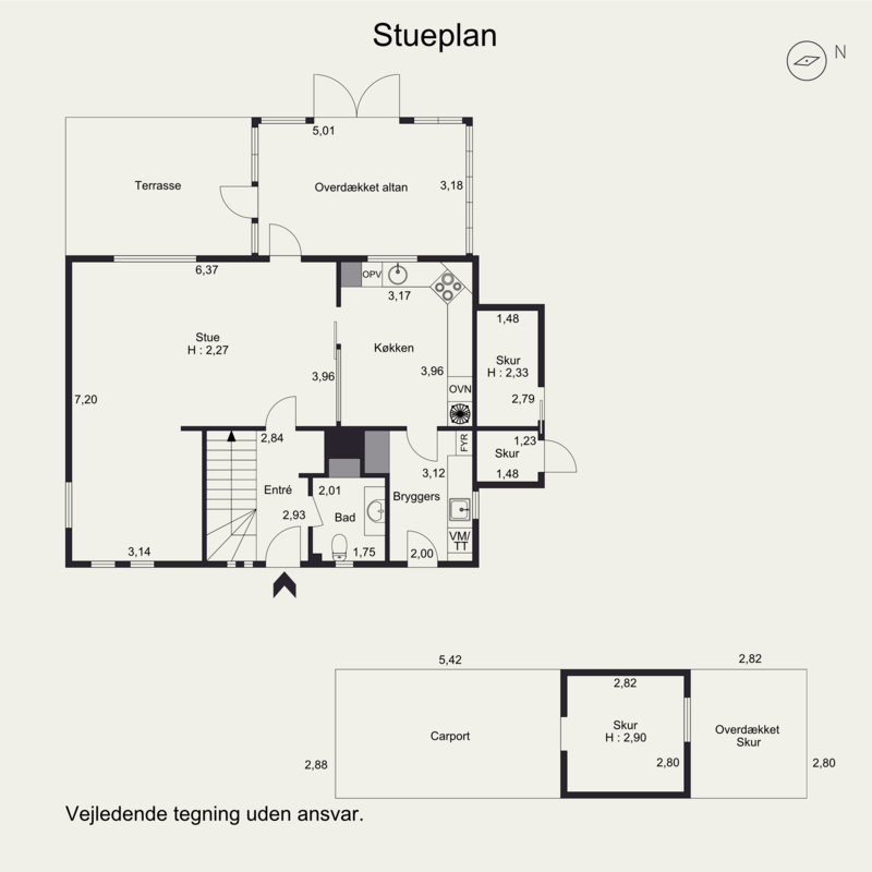 Plantegninger billede af Grønningen 35, Hornsyld, 8783 Hornsyld