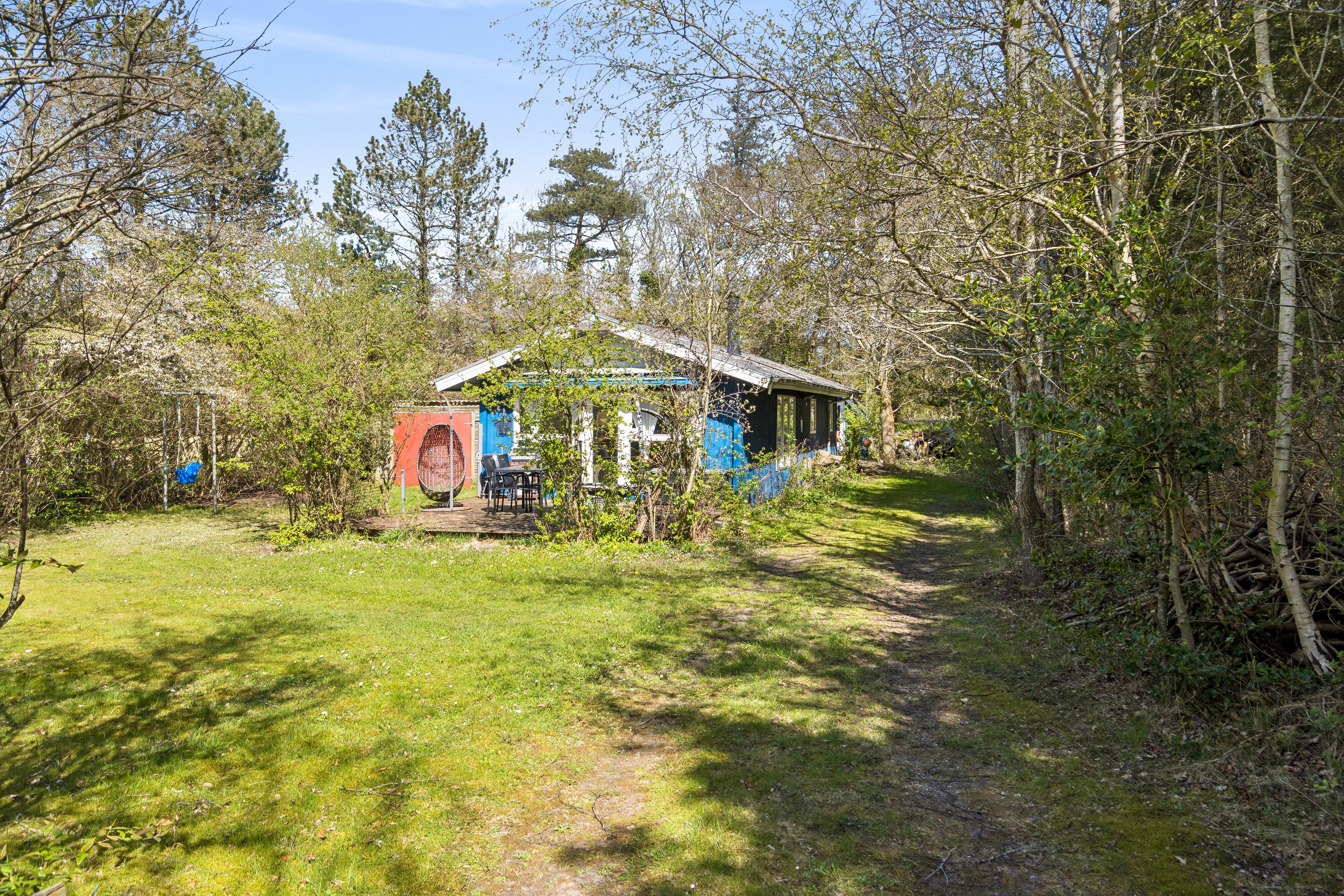 Fremhævet baghave billede i fuldskærmstilstand. Billede af Sommerstedvej 39, Lyngs Torp, 7790 Thyholm