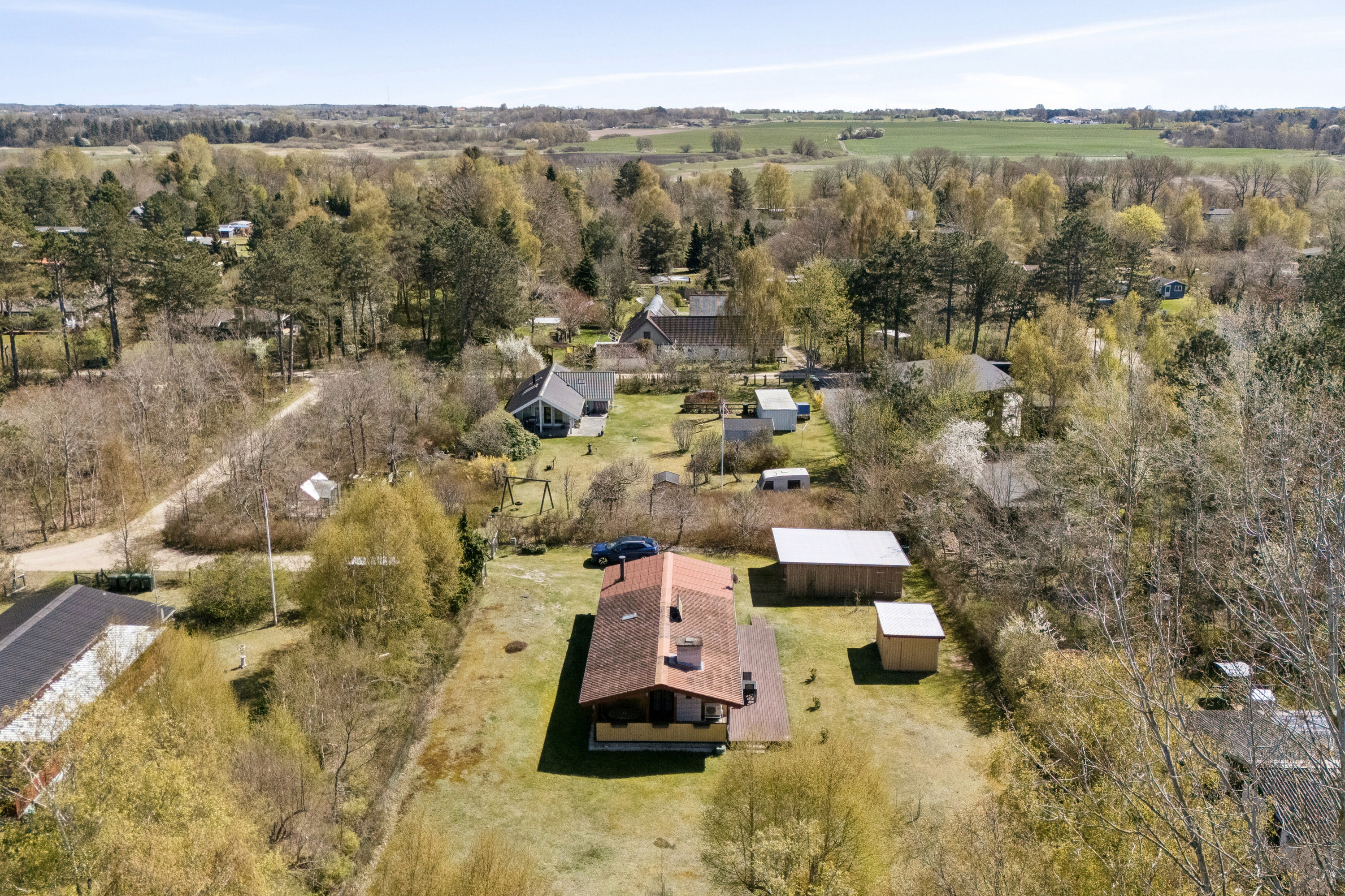 Fremhævet udsigt fra toppen billede i fuldskærmstilstand. Billede af Stenvej 1, Ellinge Lyng, 4560 Vig