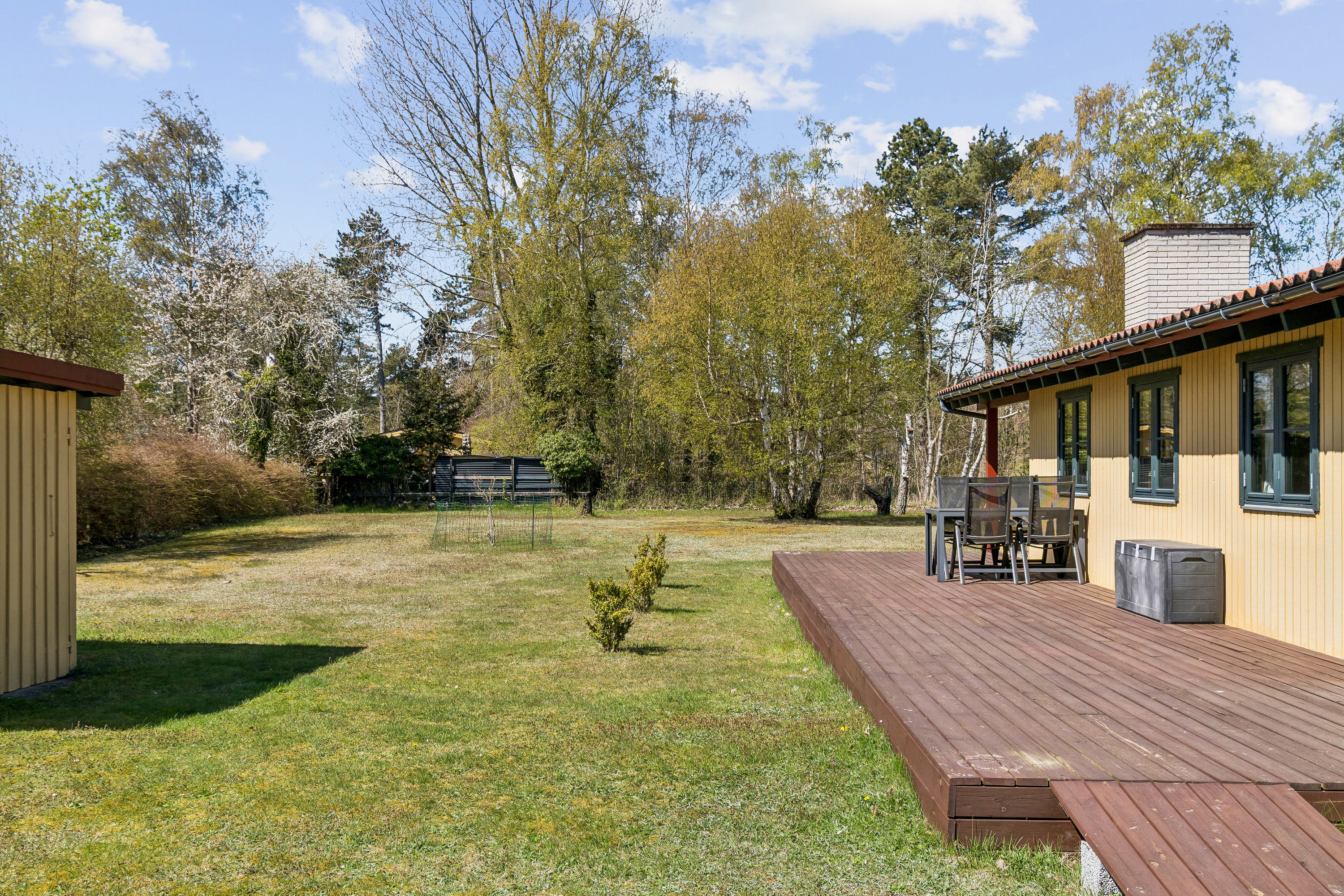 Fremhævet terrasse billede i fuldskærmstilstand. Billede af Stenvej 1, Ellinge Lyng, 4560 Vig