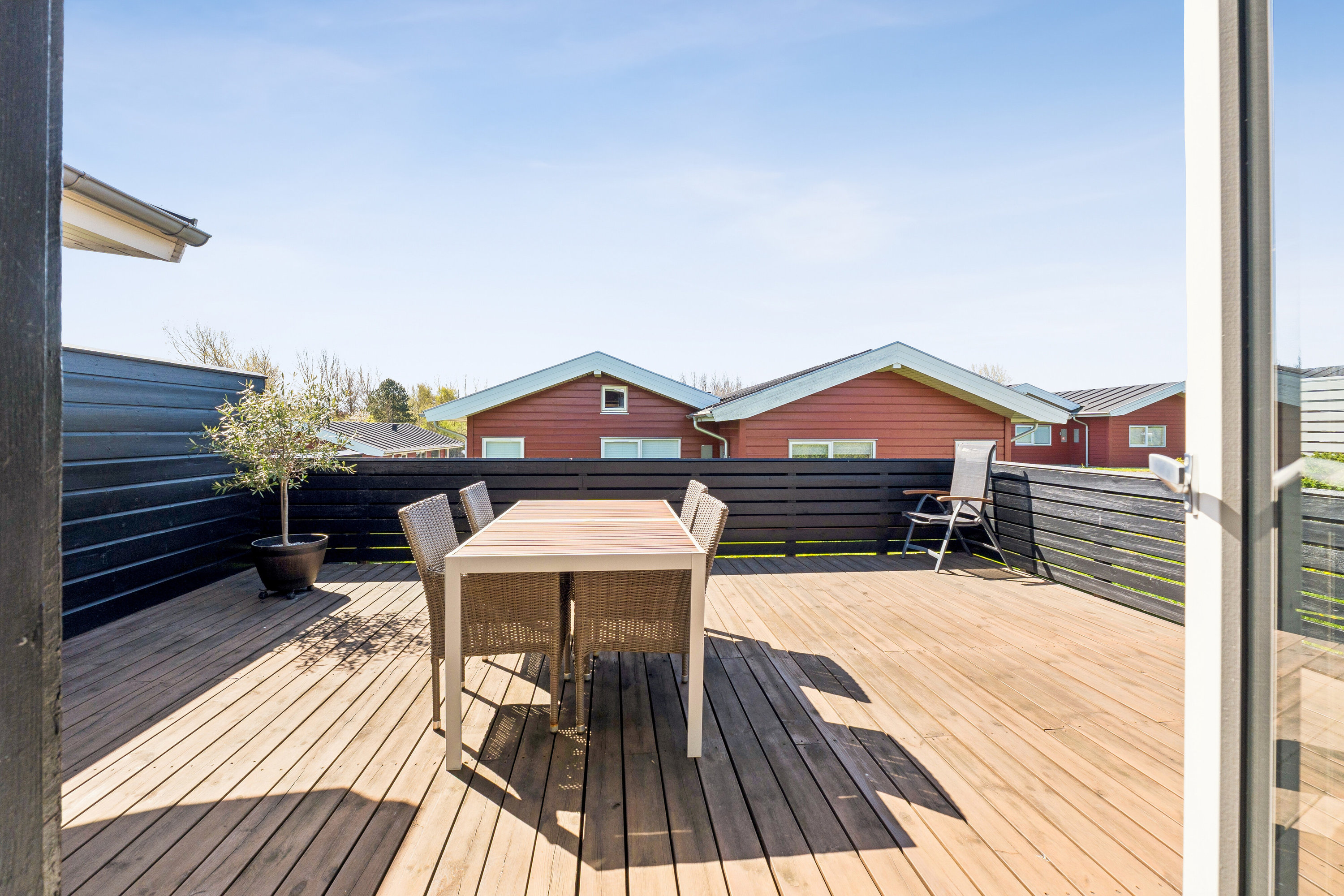 Fremhævet tagterrasse billede i fuldskærmstilstand. Billede af Dageløkke Marina 1J, Dageløkke, 5953 Tranekær