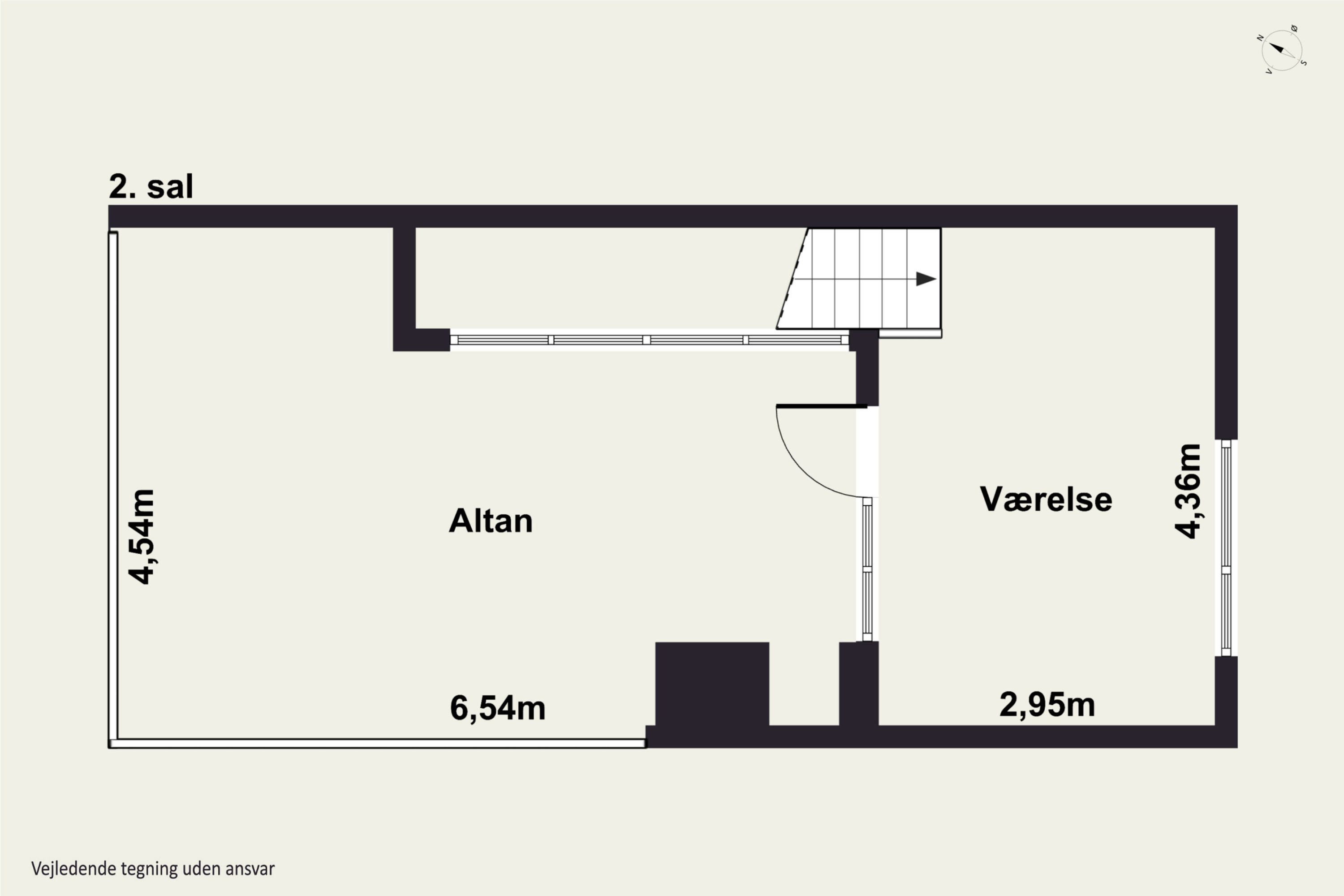 Plantegninger billede af Ved Amagerbanen 35E, 1. th., 2300 København S
