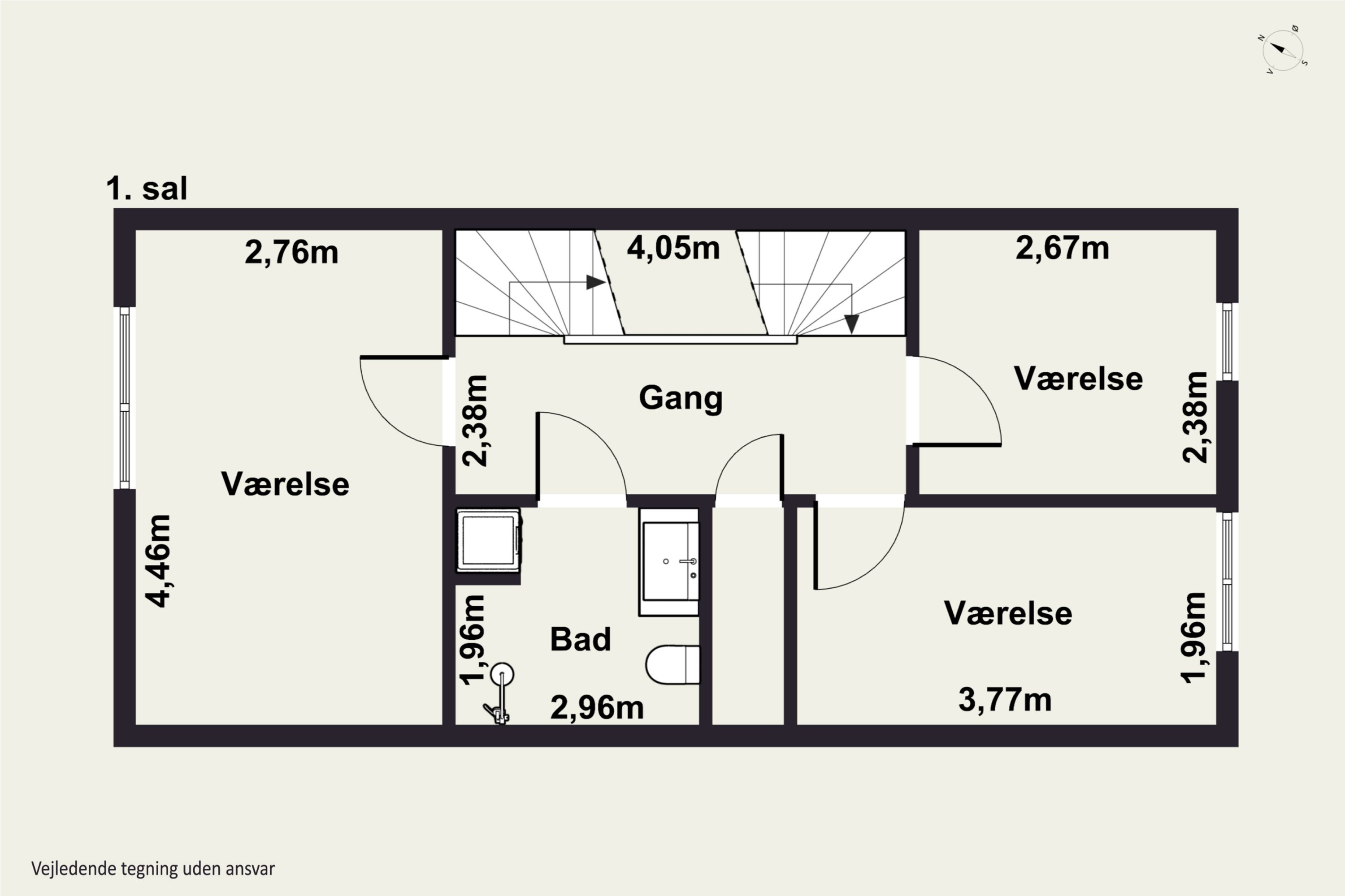 Plantegninger billede af Ved Amagerbanen 35E, 1. th., 2300 København S