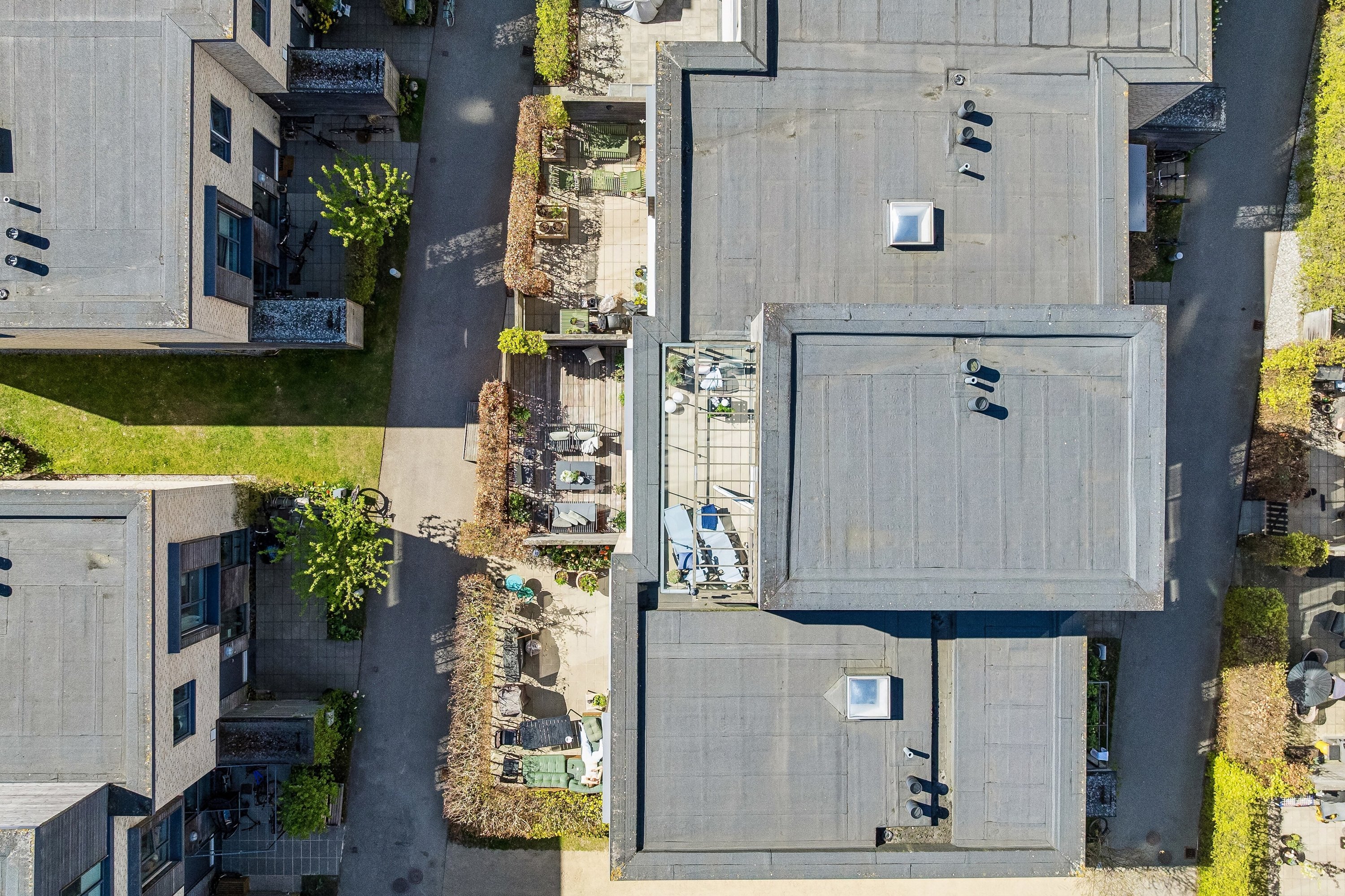 Fremhævet luftfoto billede i fuldskærmstilstand. Billede af Rundholtsvej 41, 2300 København S