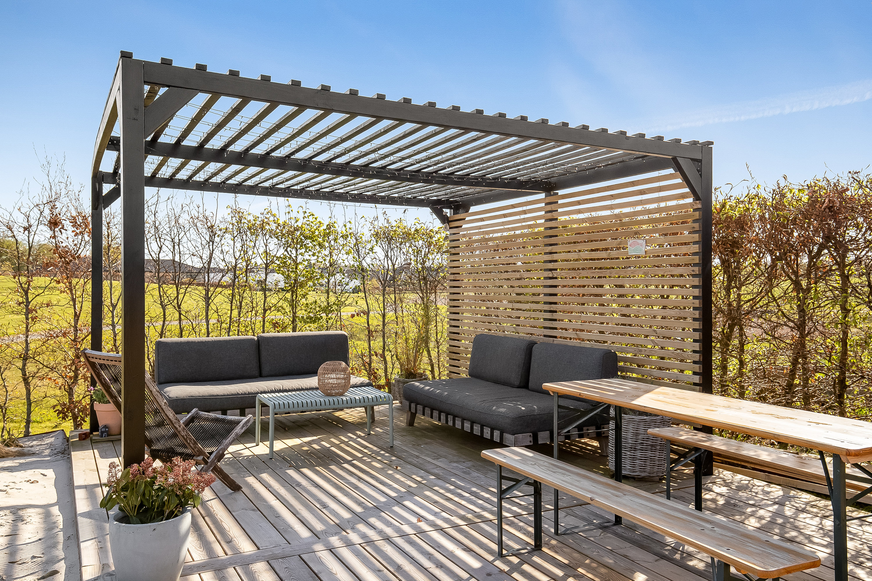 Fremhævet pergola billede i fuldskærmstilstand. Billede af Skytten 1, Uhrhøj, 7100 Vejle