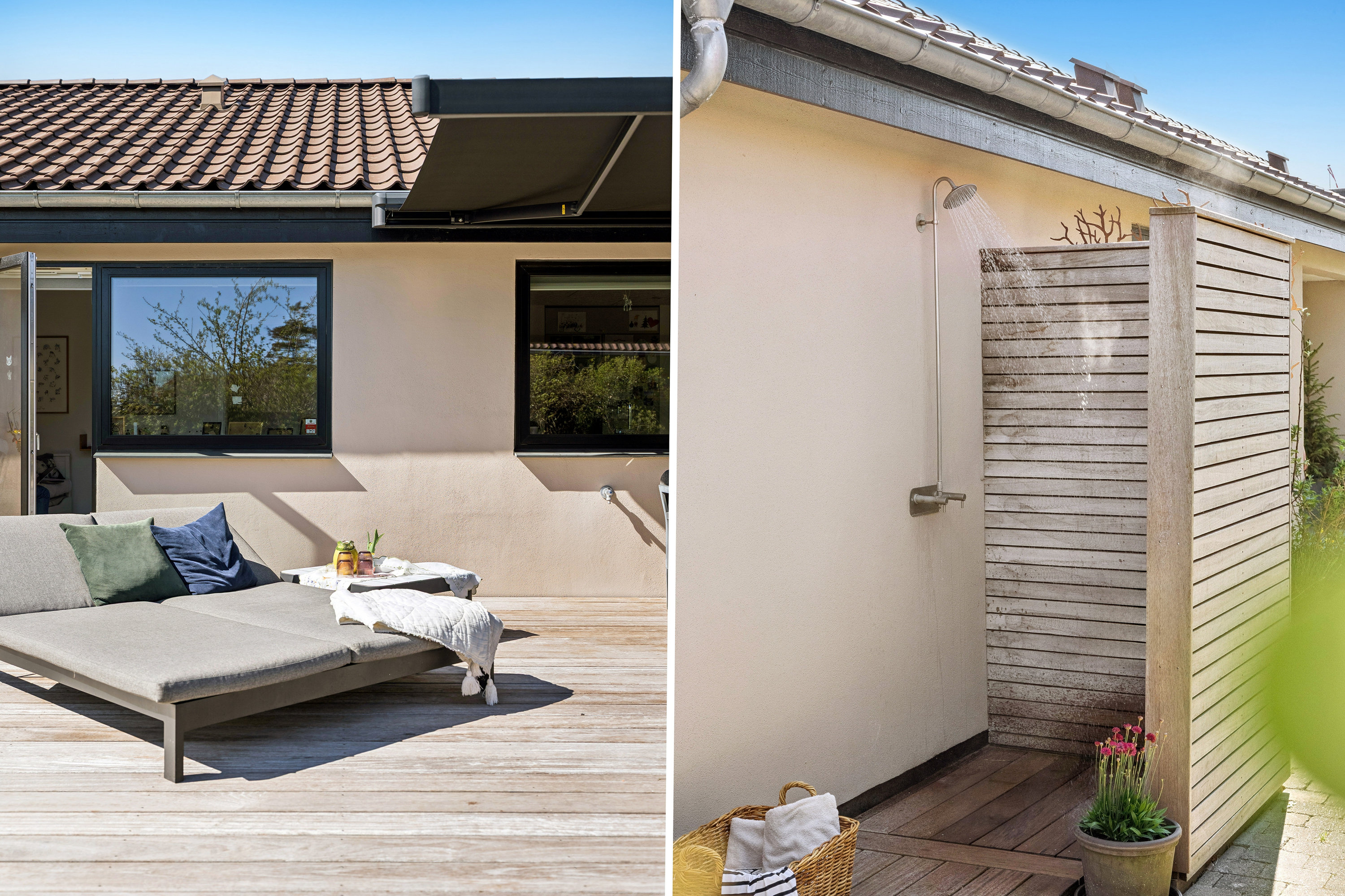 Fremhævet terrasse billede i fuldskærmstilstand. Billede af Vibevej 11, 8240 Risskov