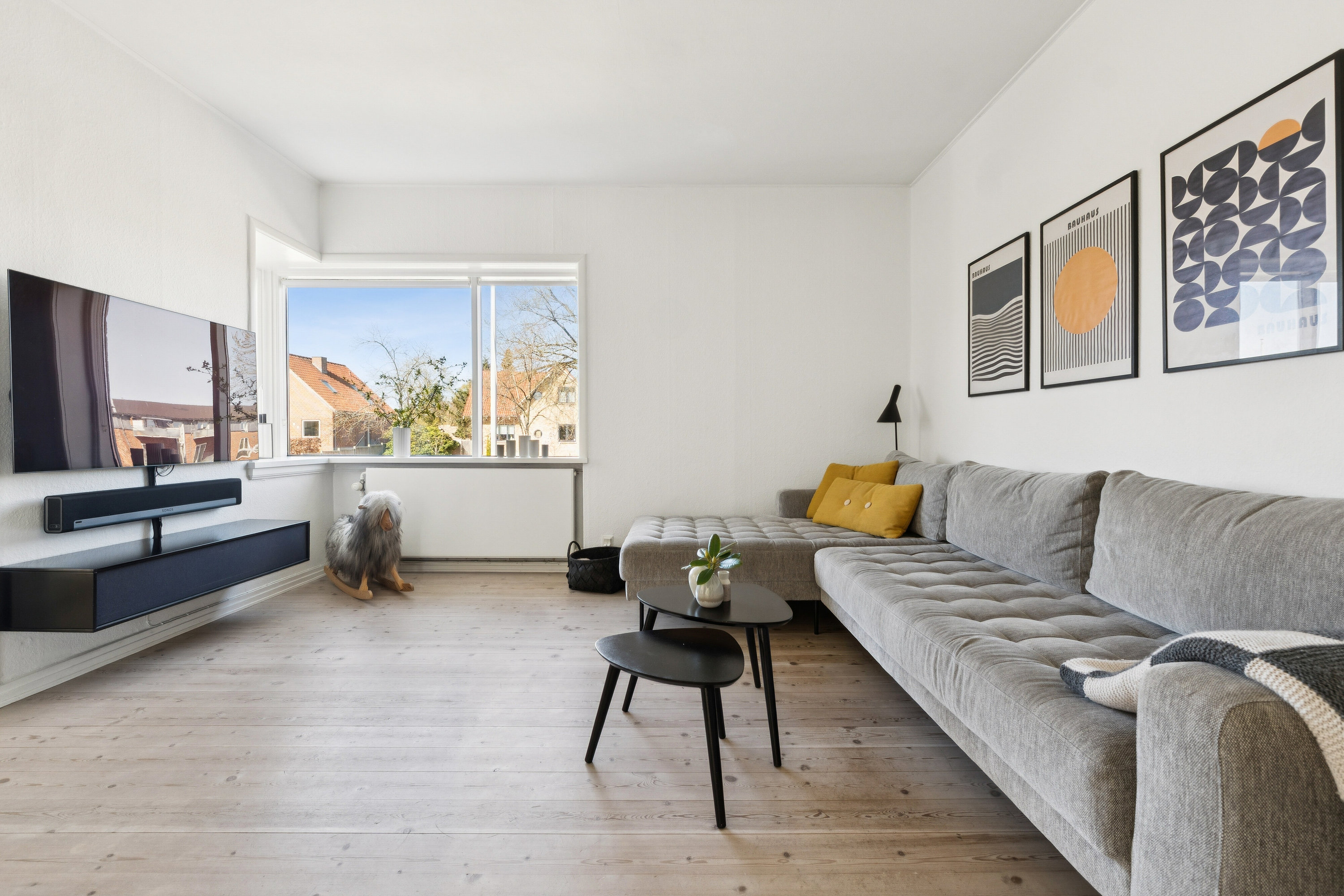 Fremhævet stue billede i fuldskærmstilstand. Billede af Frederiksberggade 59, 8600 Silkeborg