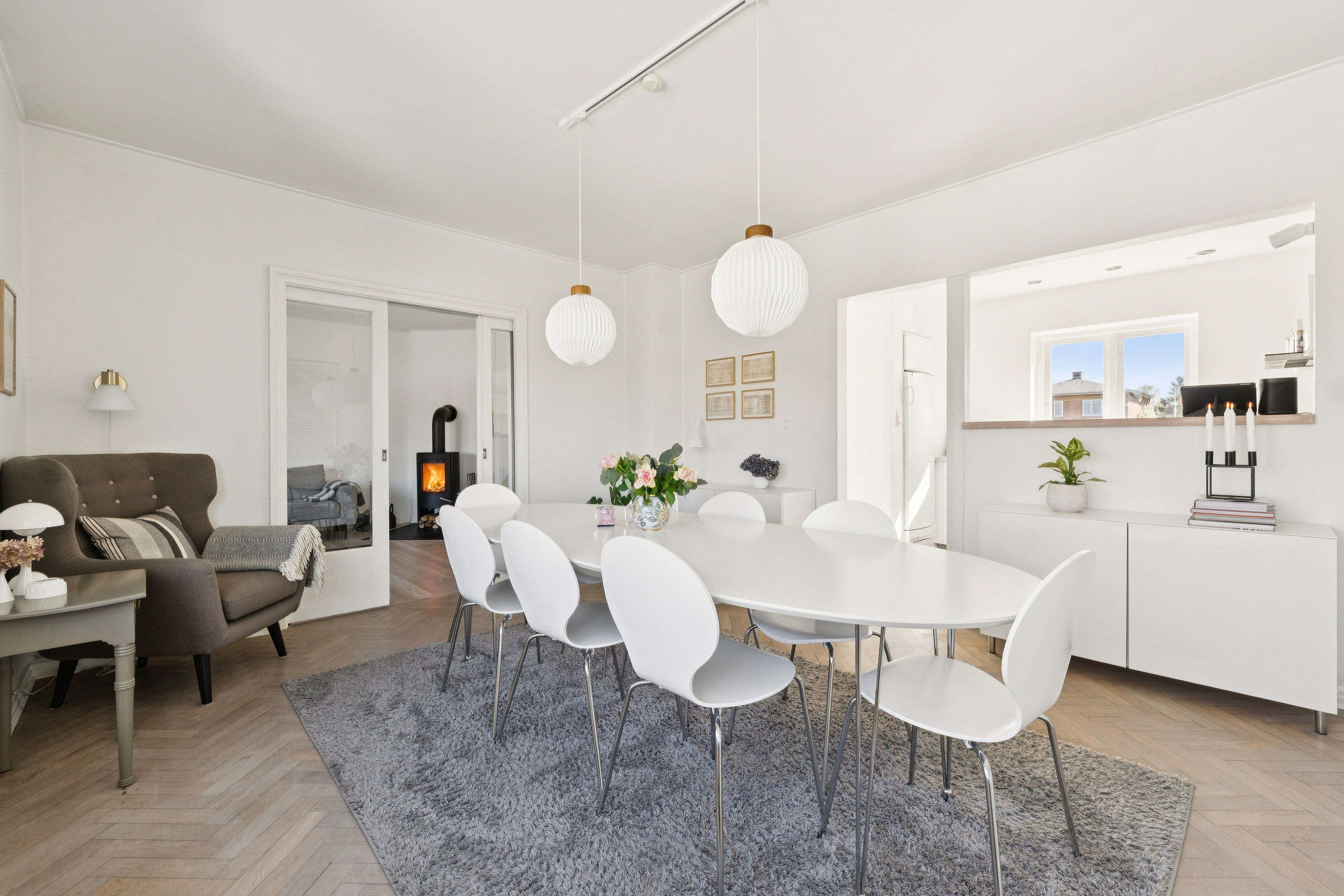 Fremhævet spisestue billede i fuldskærmstilstand. Billede af Frederiksberggade 59, 8600 Silkeborg