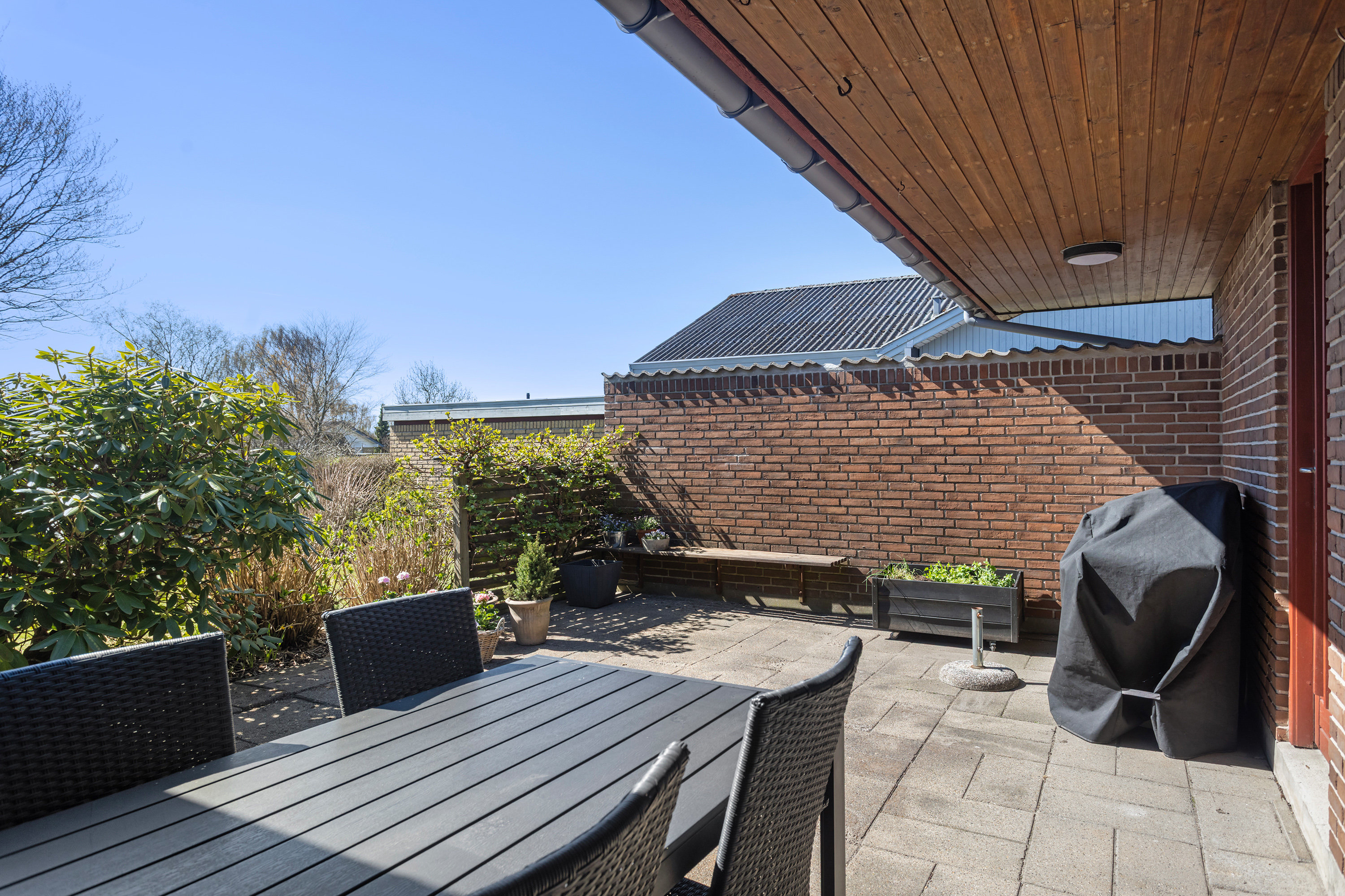 Fremhævet terrasse billede i fuldskærmstilstand. Billede af Eventyrvej 13, 9700 Brønderslev