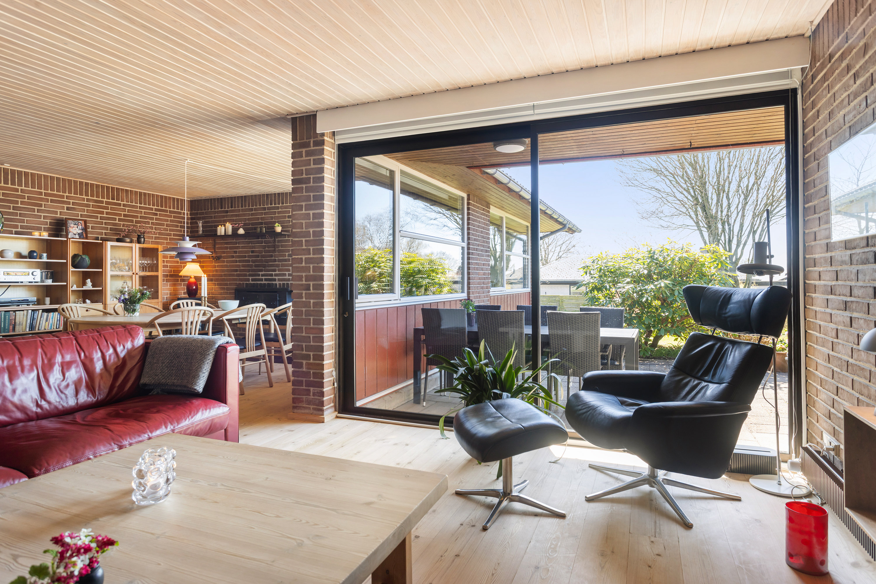 Fremhævet stue billede i fuldskærmstilstand. Billede af Eventyrvej 13, 9700 Brønderslev