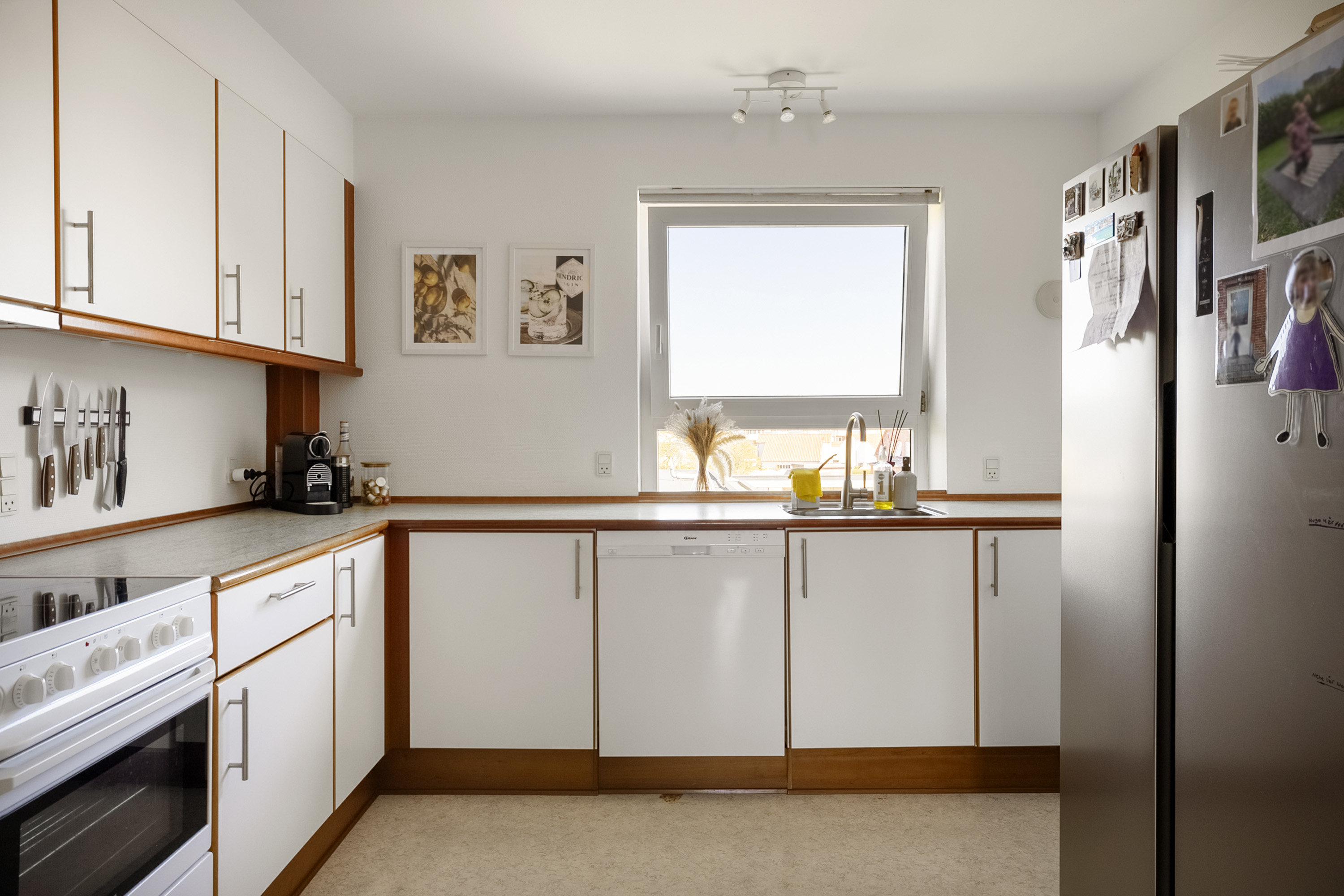 Fremhævet køkken billede i fuldskærmstilstand. Billede af Nygade 41, 2. th., 4220 Korsør