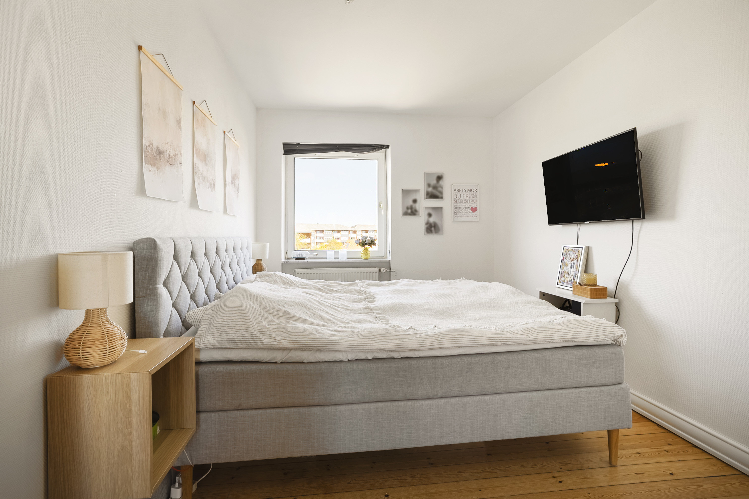 Fremhævet soveværelse billede i fuldskærmstilstand. Billede af Nygade 41, 2. th., 4220 Korsør