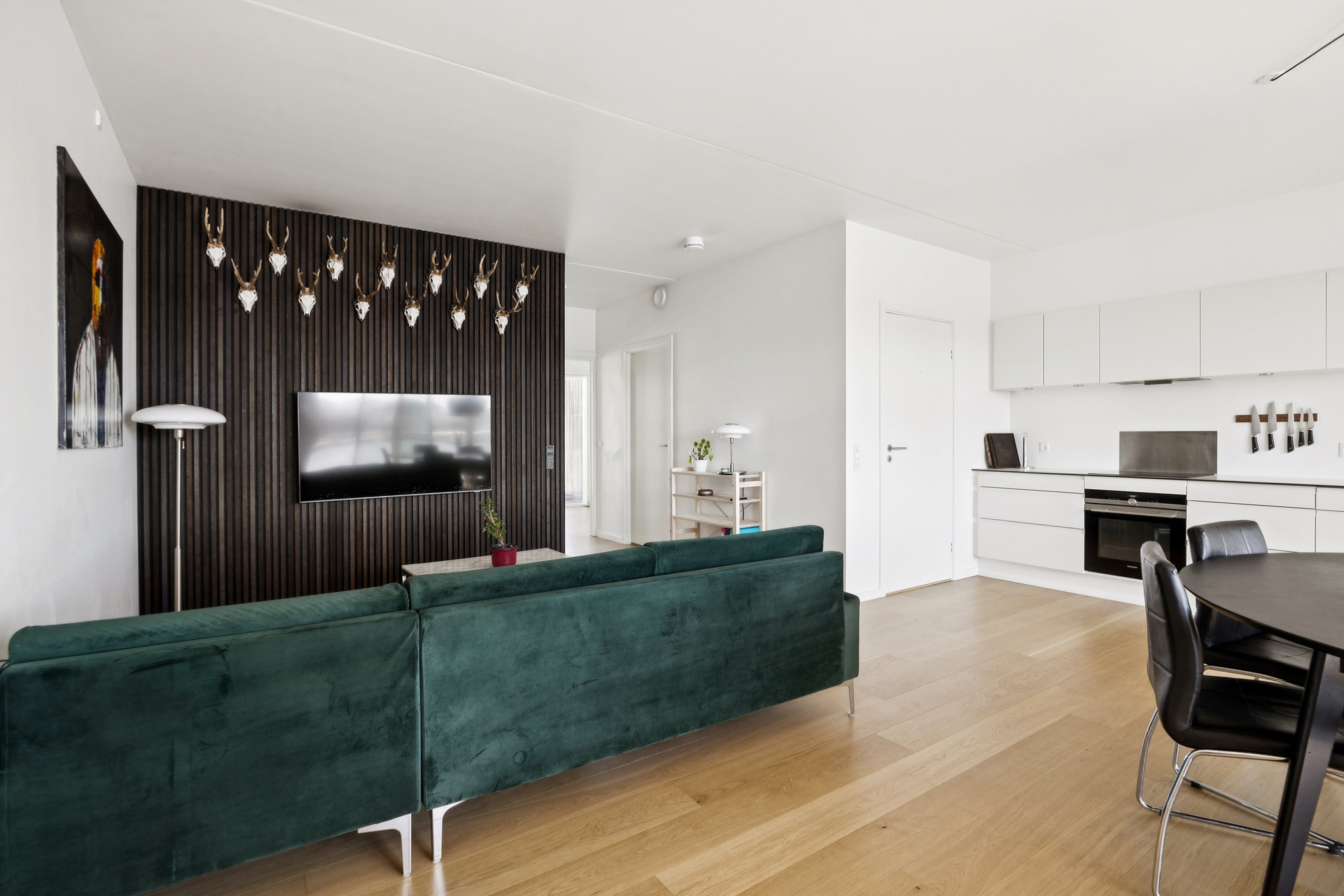 Fremhævet stue billede i fuldskærmstilstand. Billede af Havnegade 31, 4. tv., 9400 Nørresundby