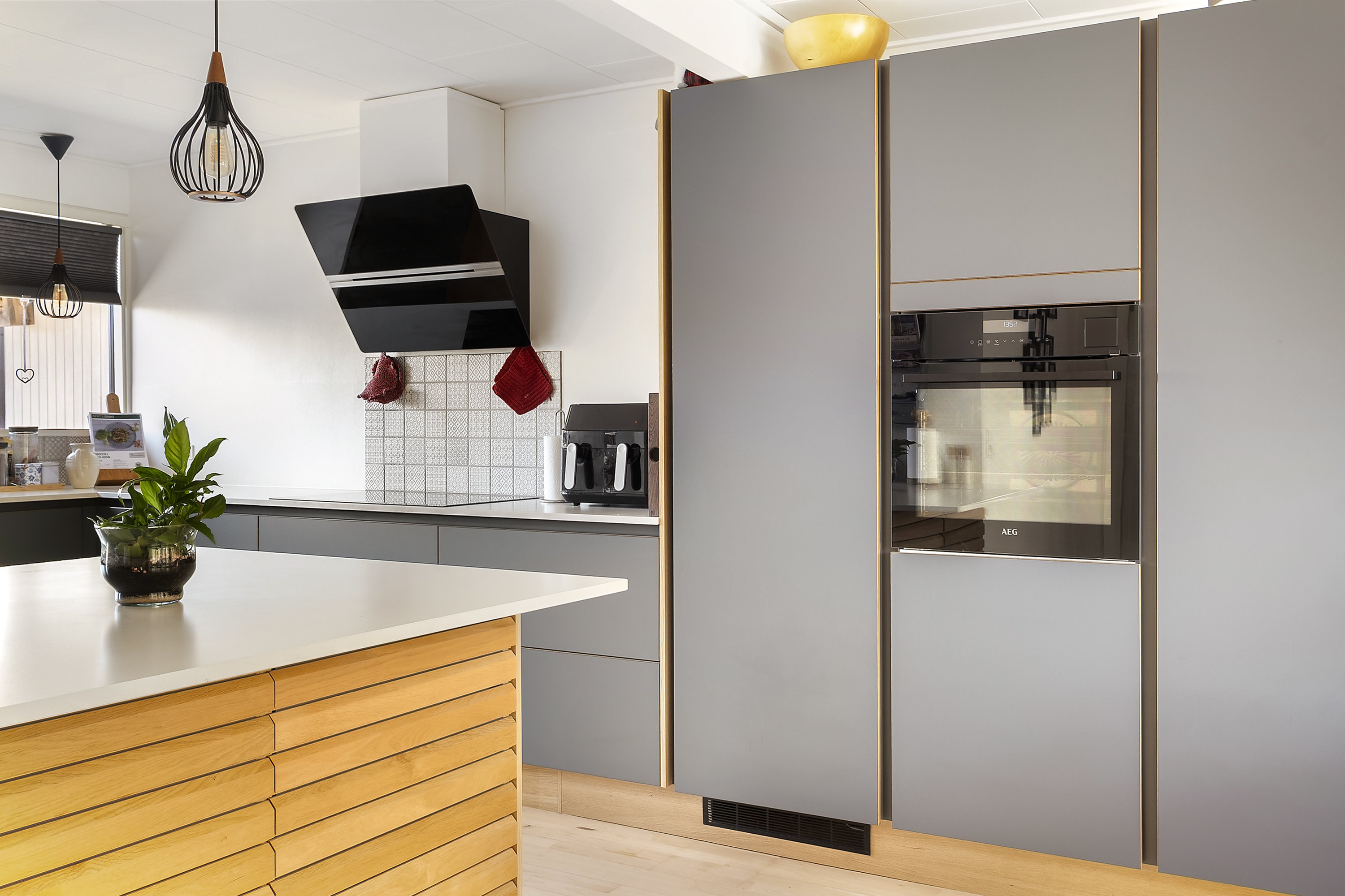 Fremhævet køkken billede i fuldskærmstilstand. Billede af Rådyrvænget 8, 3450 Allerød