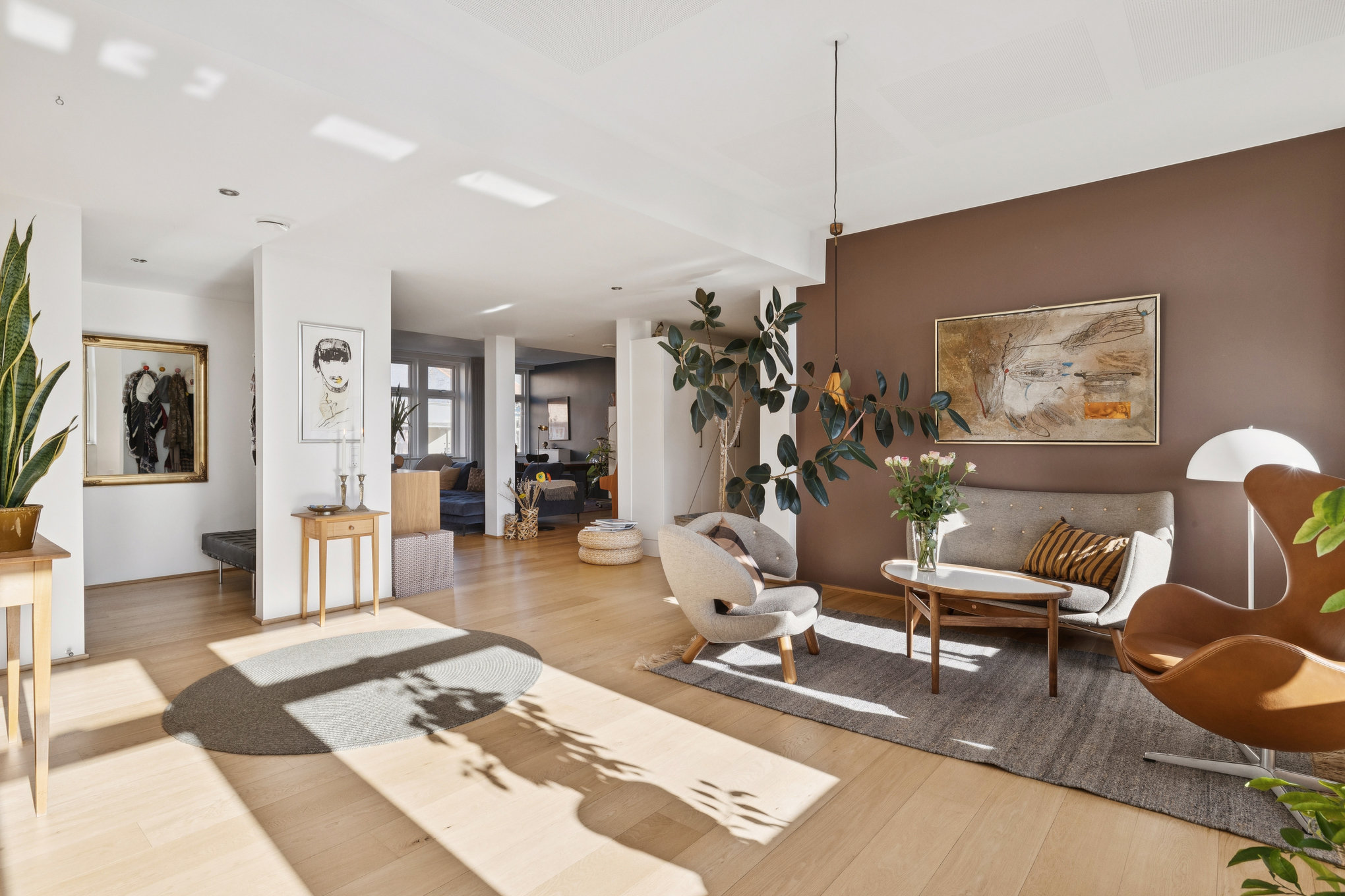 Fremhævet stue billede i fuldskærmstilstand. Billede af Torvegade 1, 2. 16., 8900 Randers C