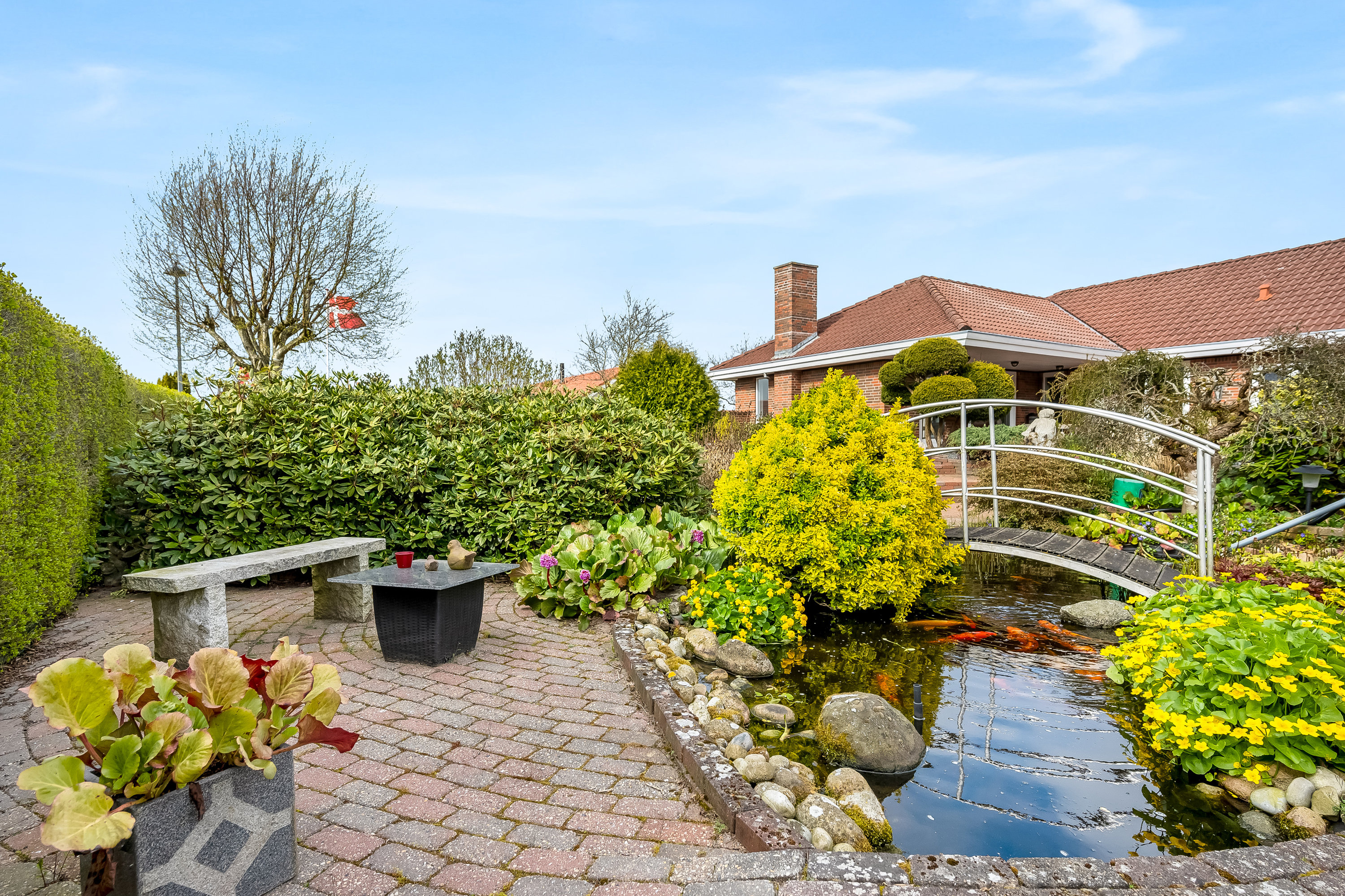 Fremhævet terrasse billede i fuldskærmstilstand. Billede af Gyvellunden 34, 6800 Varde