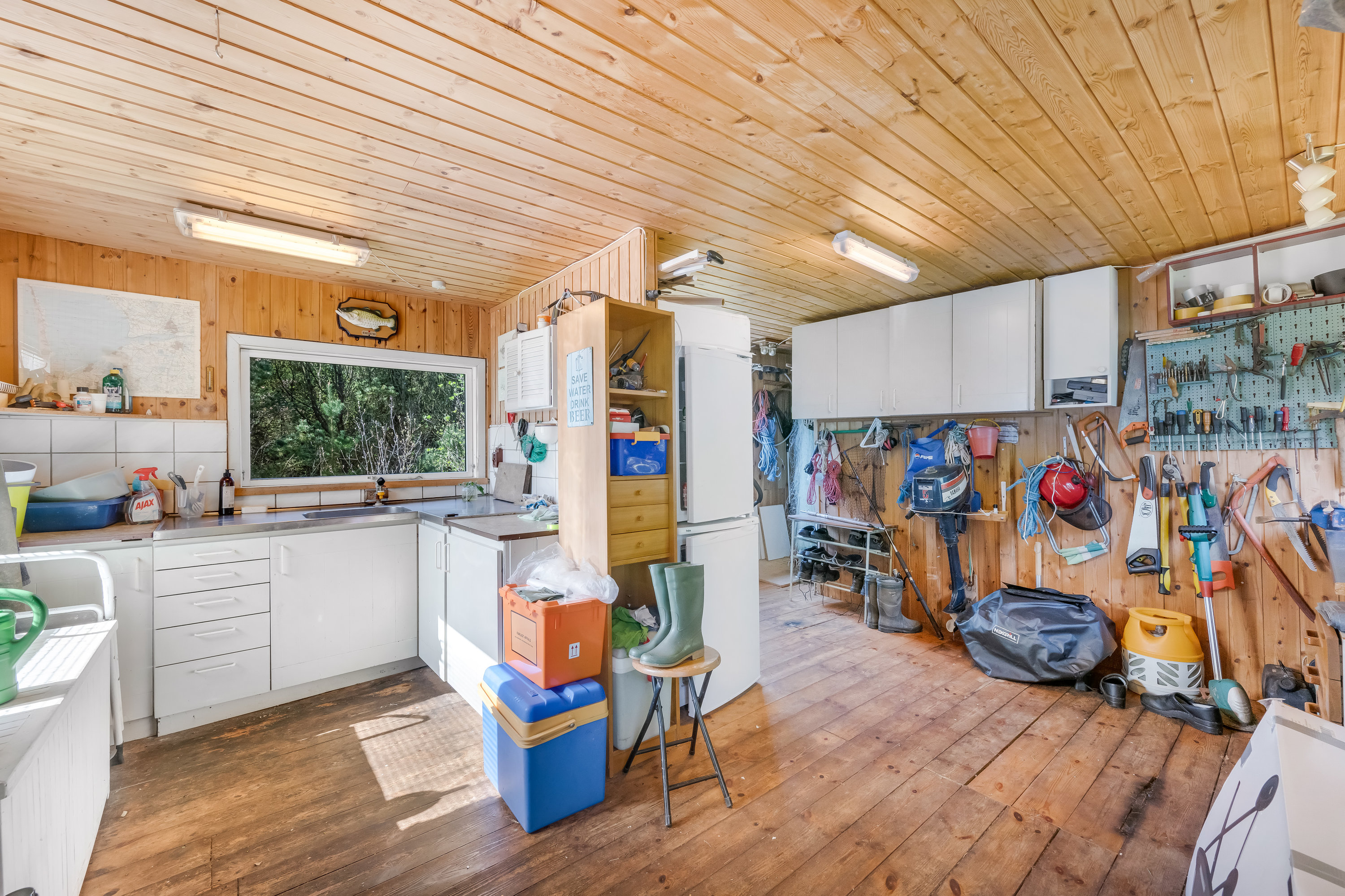 Fremhævet skur billede i fuldskærmstilstand. Billede af Grævlingevej 17, 6893 Hemmet