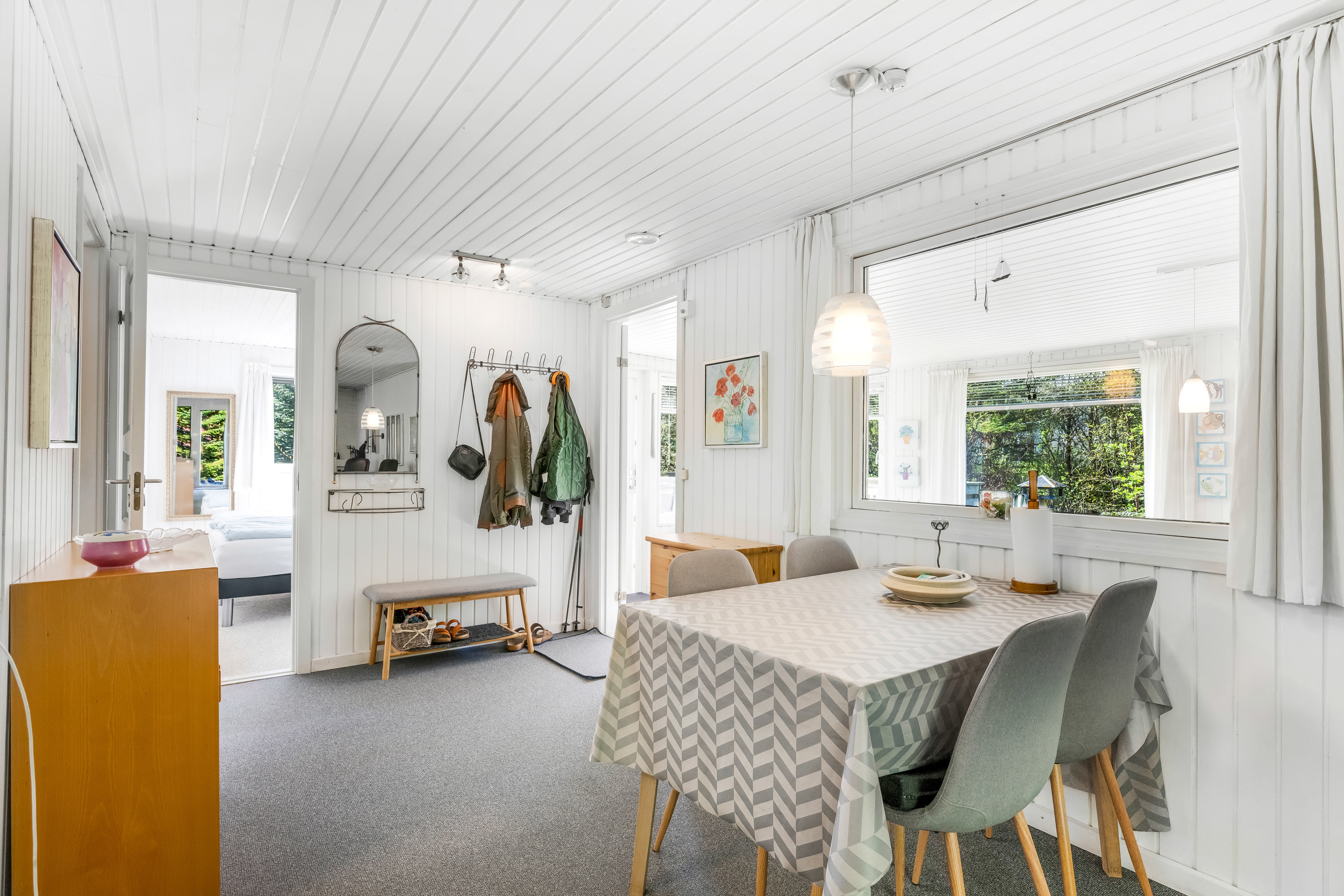 Fremhævet køkken billede i fuldskærmstilstand. Billede af Grævlingevej 17, 6893 Hemmet