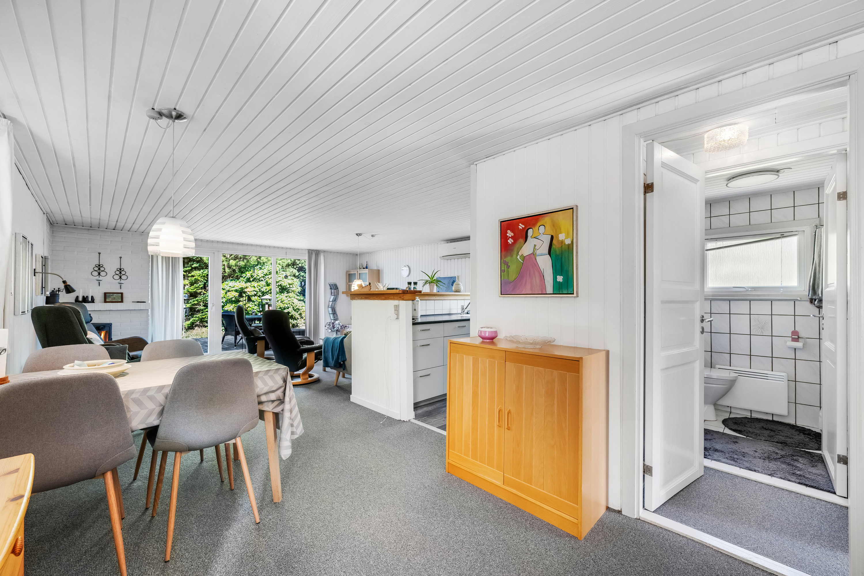 Fremhævet køkken billede i fuldskærmstilstand. Billede af Grævlingevej 17, 6893 Hemmet