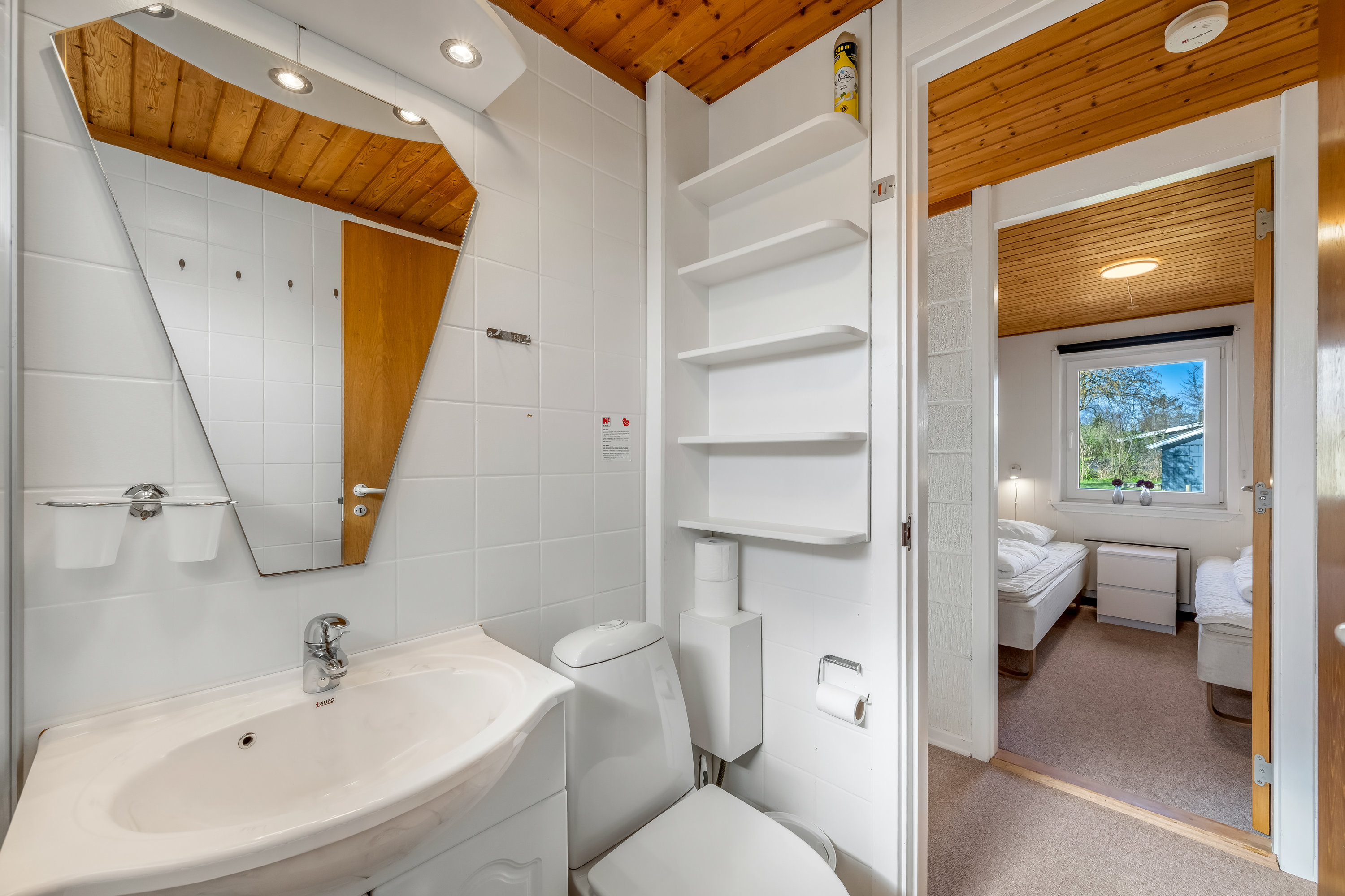 Fremhævet badeværelse billede i fuldskærmstilstand. Billede af Leopardvej 9, Vostrup, 6880 Tarm