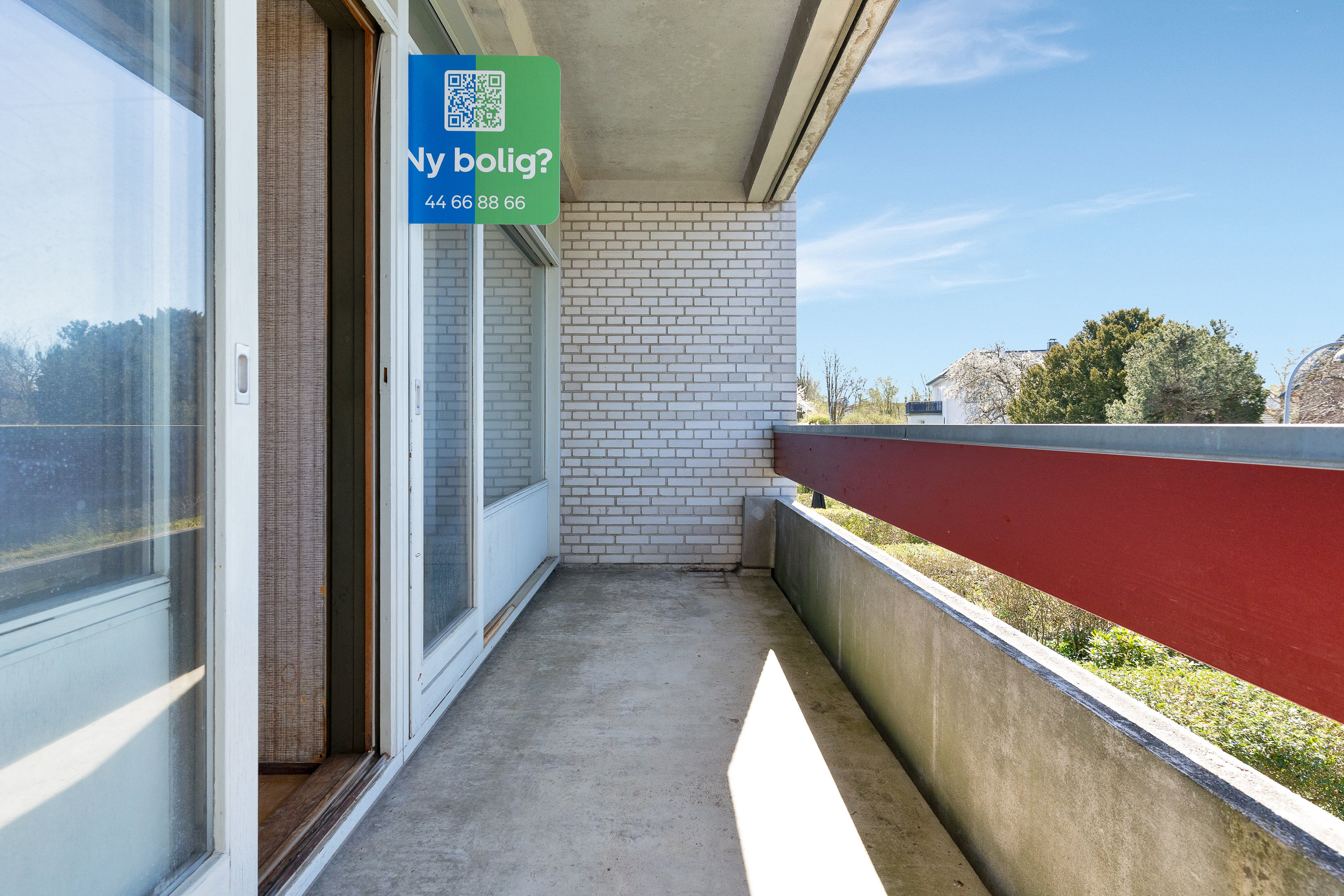 Fremhævet altan billede i fuldskærmstilstand. Billede af Højagerparken 93, st.., 2750 Ballerup