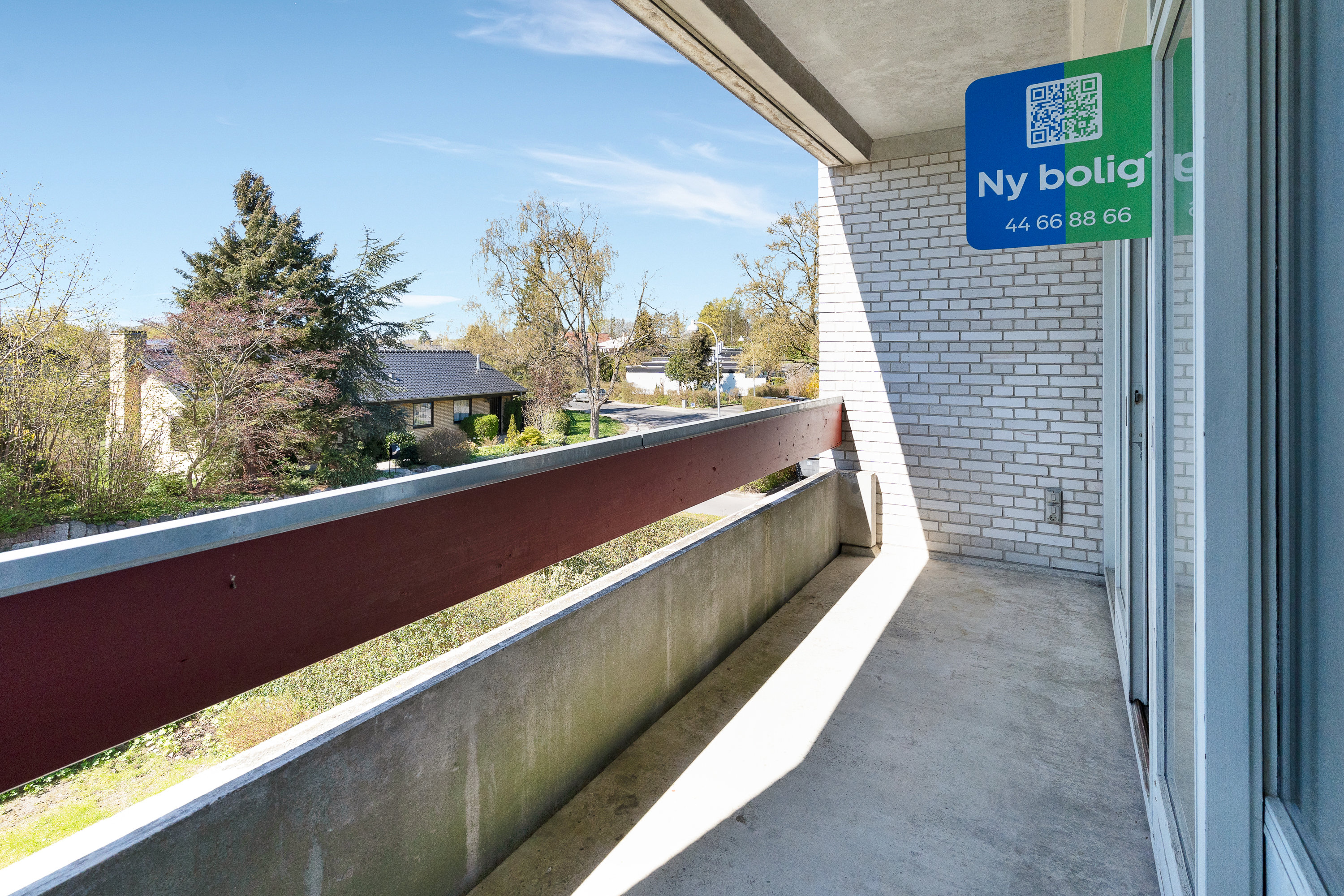 Fremhævet altan billede i fuldskærmstilstand. Billede af Højagerparken 93, st.., 2750 Ballerup