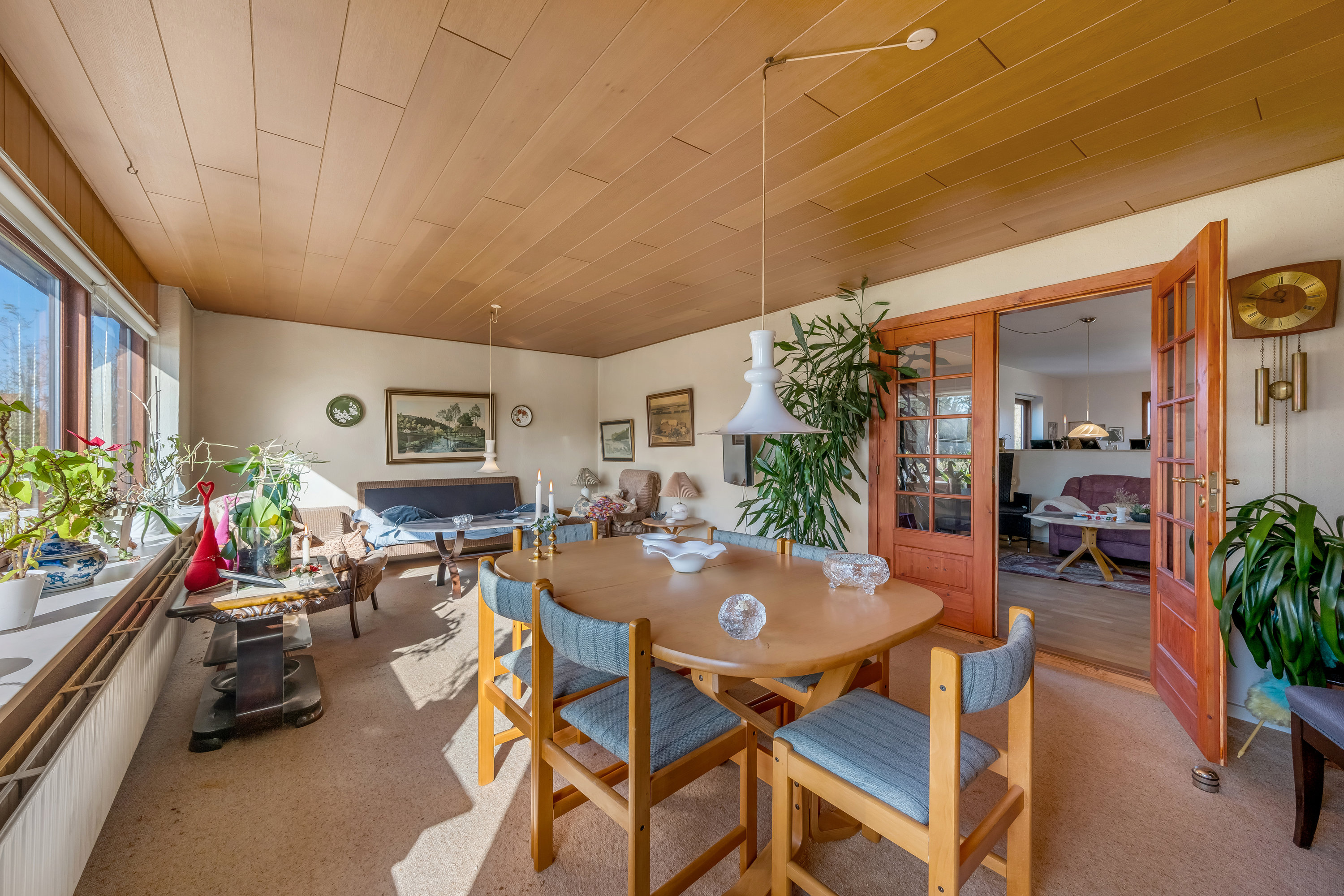 Fremhævet stue billede i fuldskærmstilstand. Billede af Østre Alle 6, 6900 Skjern