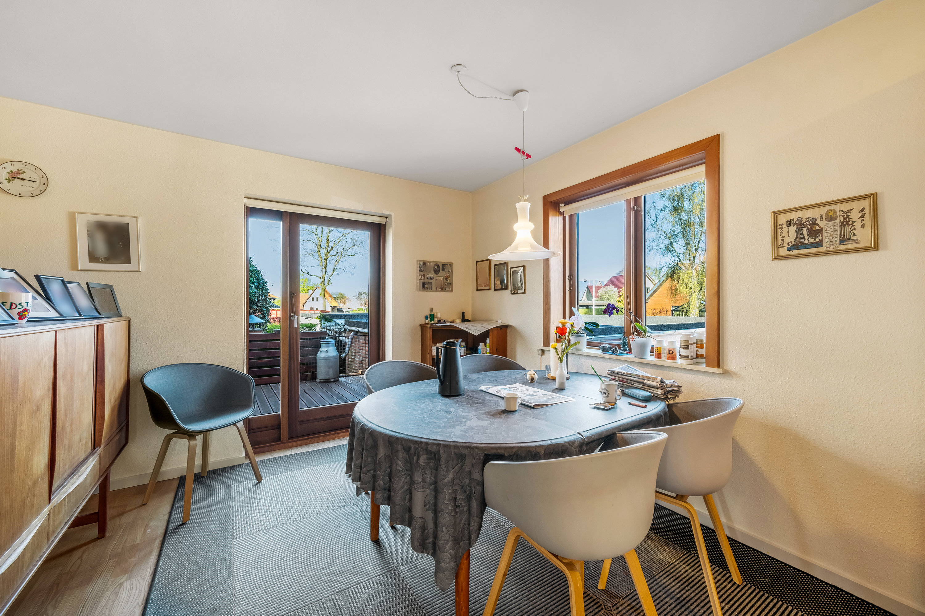 Fremhævet stue billede i fuldskærmstilstand. Billede af Østre Alle 6, 6900 Skjern