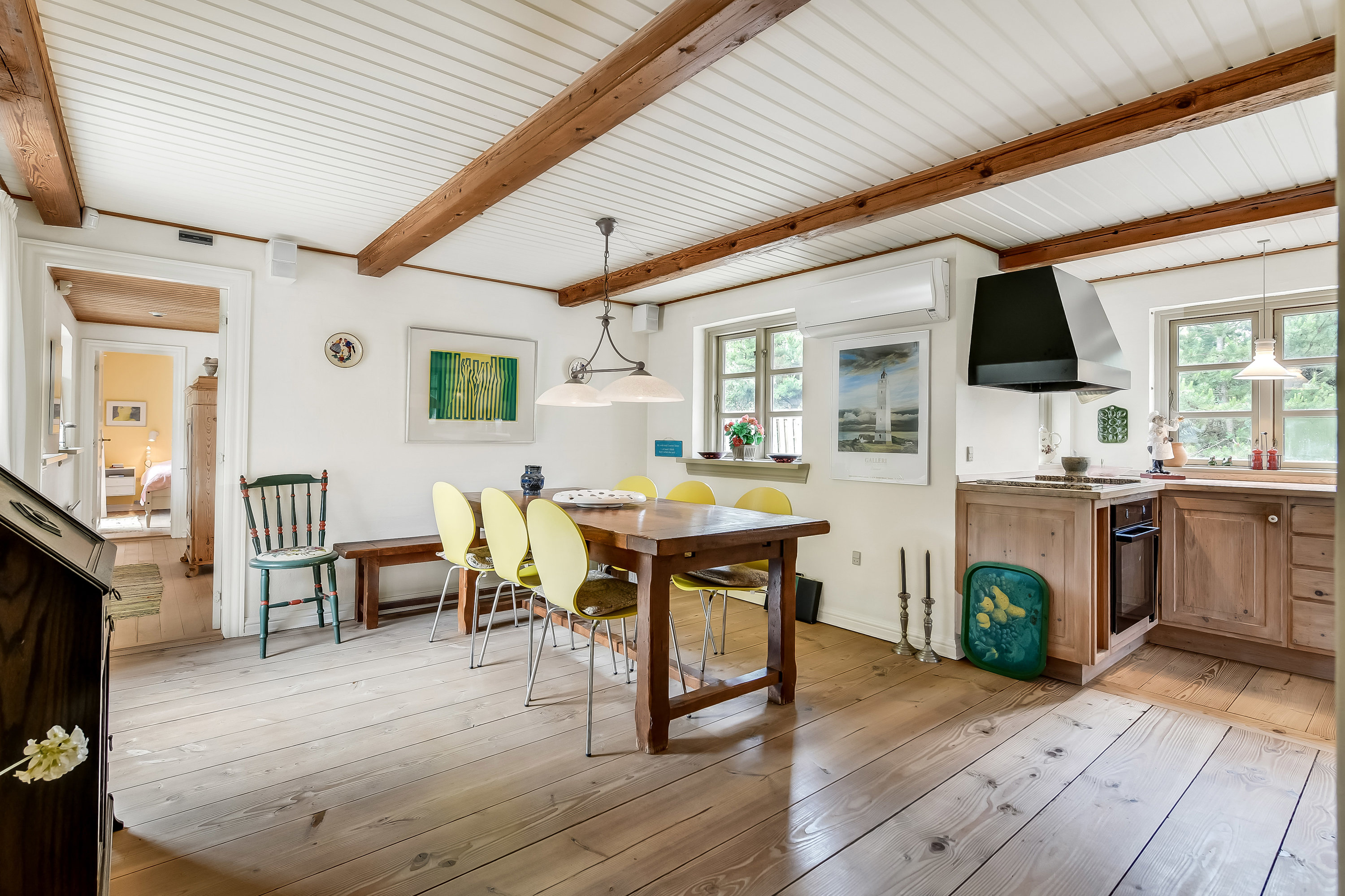 Fremhævet køkken billede i fuldskærmstilstand. Billede af Kallesmærskvej 19, 6857 Blåvand